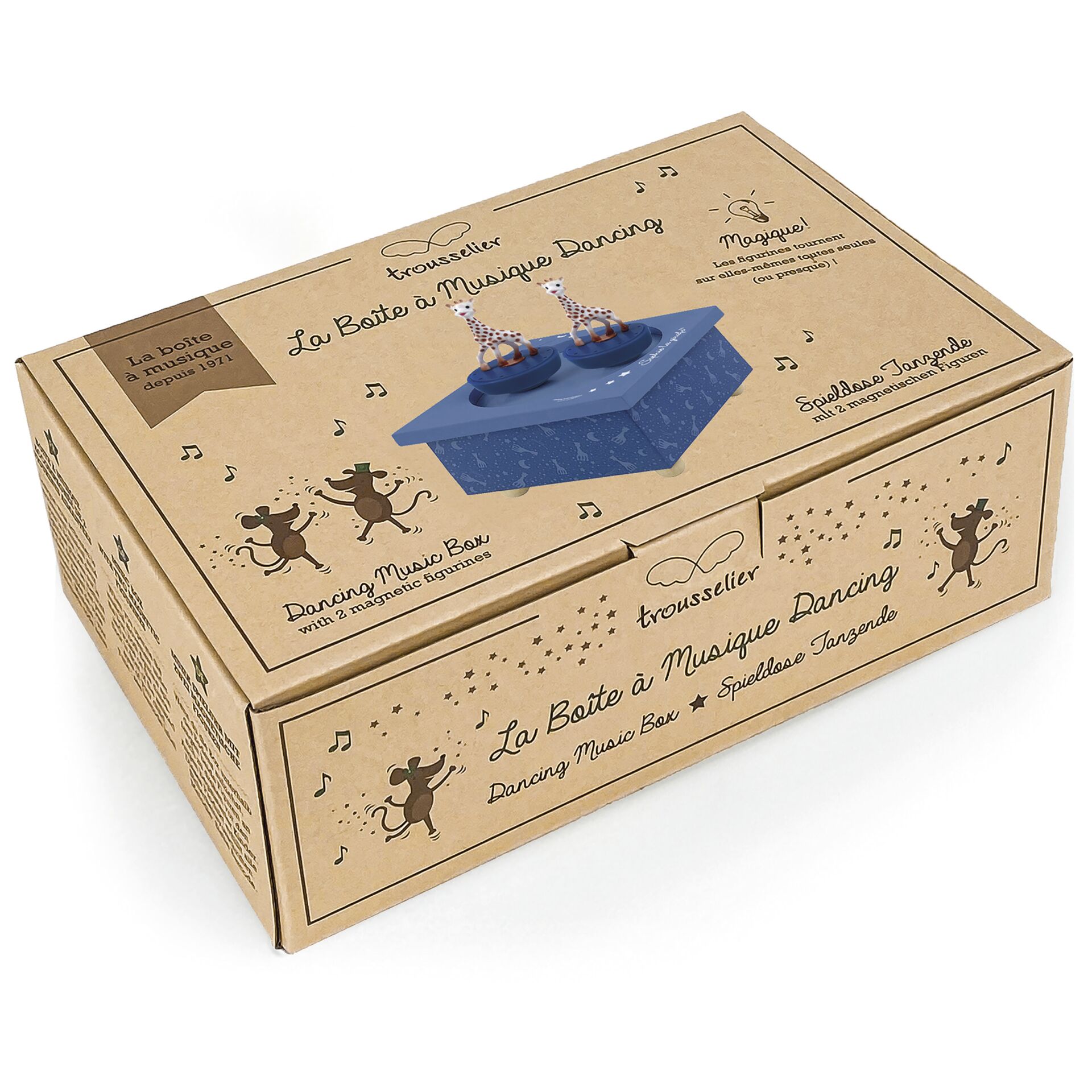 Trousselier carillon danzante Sophie la giraffa, via lattea