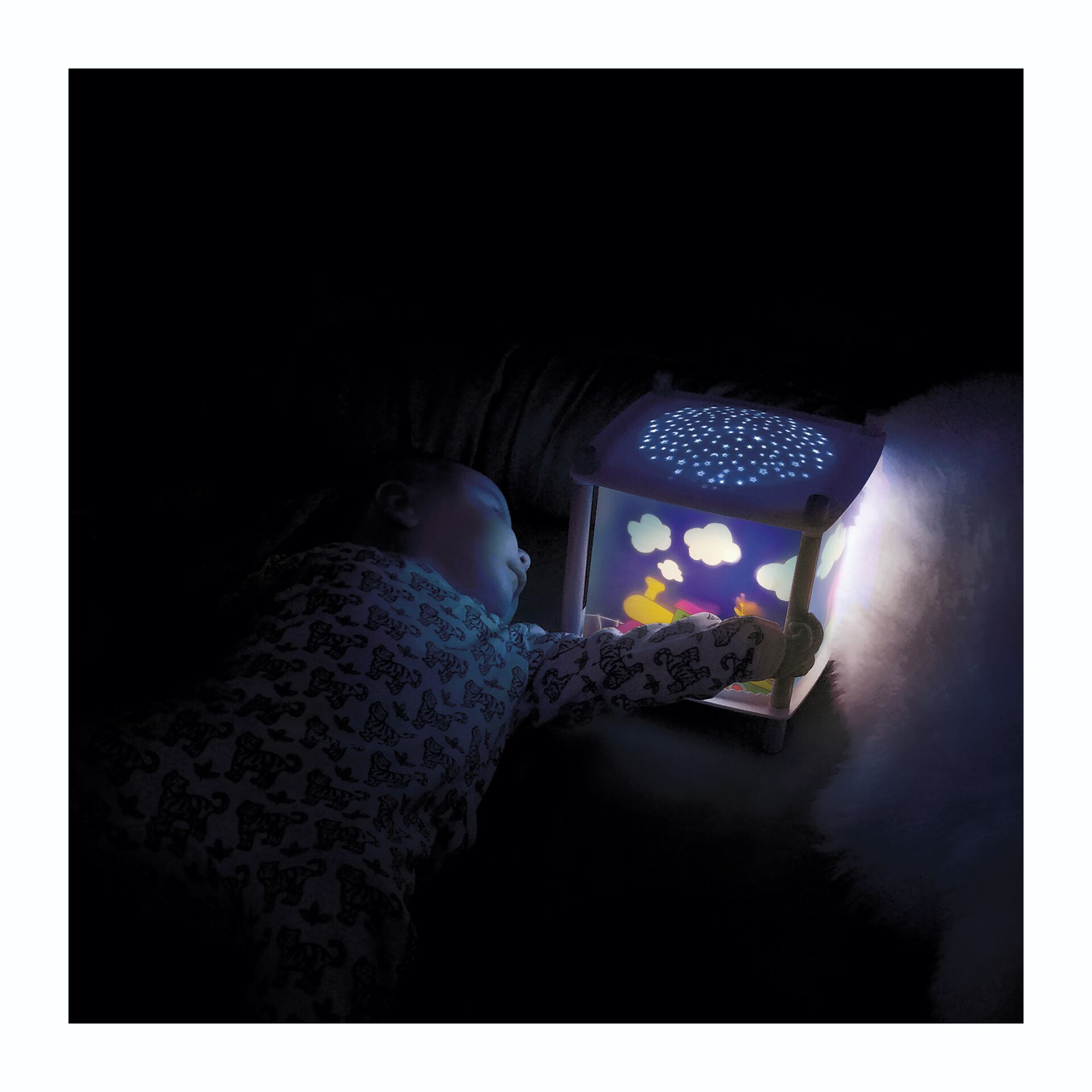 Trousselier lanterna magica con musica, treno