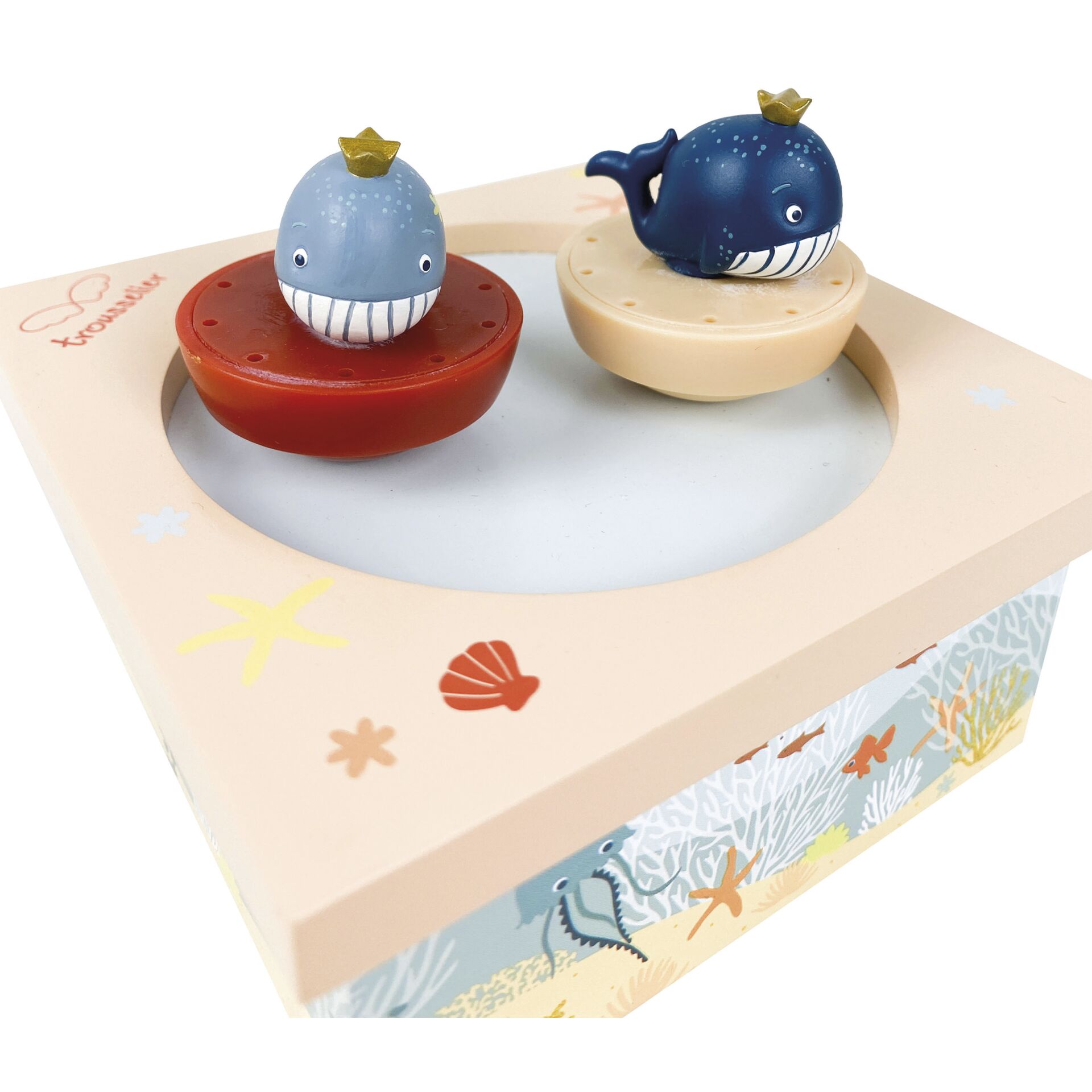 Trousselier carillon con balene danzanti, magnetico