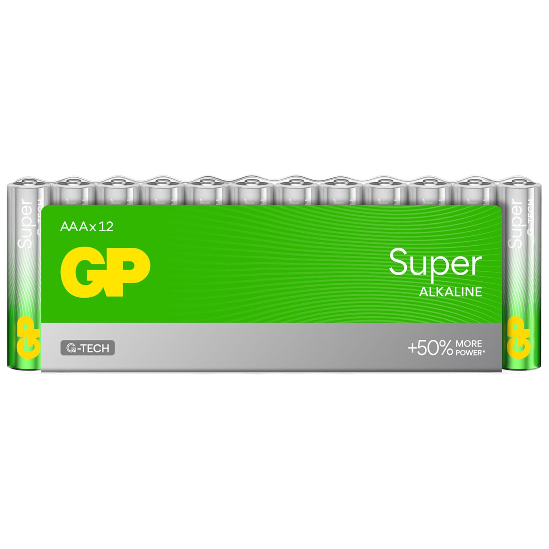 1x12 GP Super Alkaline 1,5V AAA Micro LR03 Rel.03024AETA-S12
