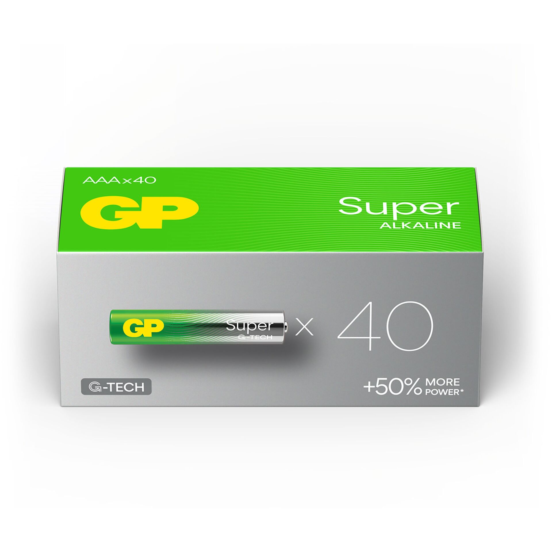 1x40 GP Super Alkaline AAA Micro batterie PET Box 03024AETA-