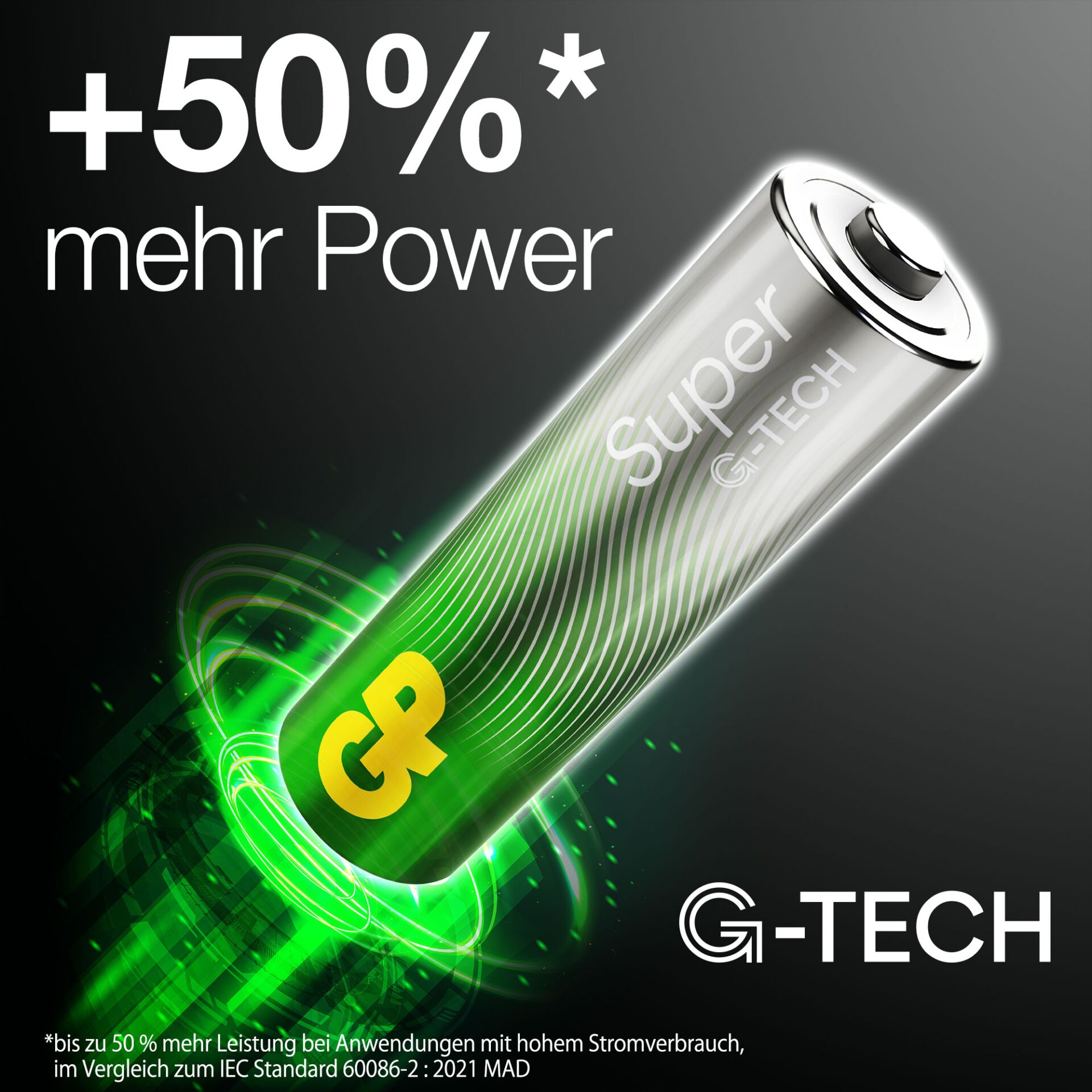 1x40 GP Super Alkaline AA Mignon batterie PET Box 03015AETA-