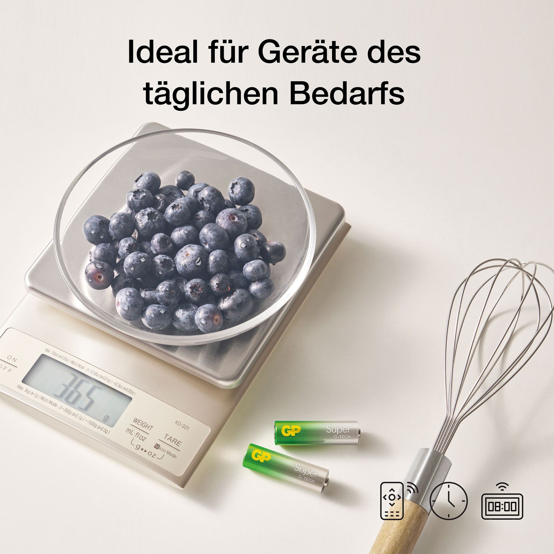 1x40 GP Super Alkaline AA Mignon batterie PET Box 03015AETA-