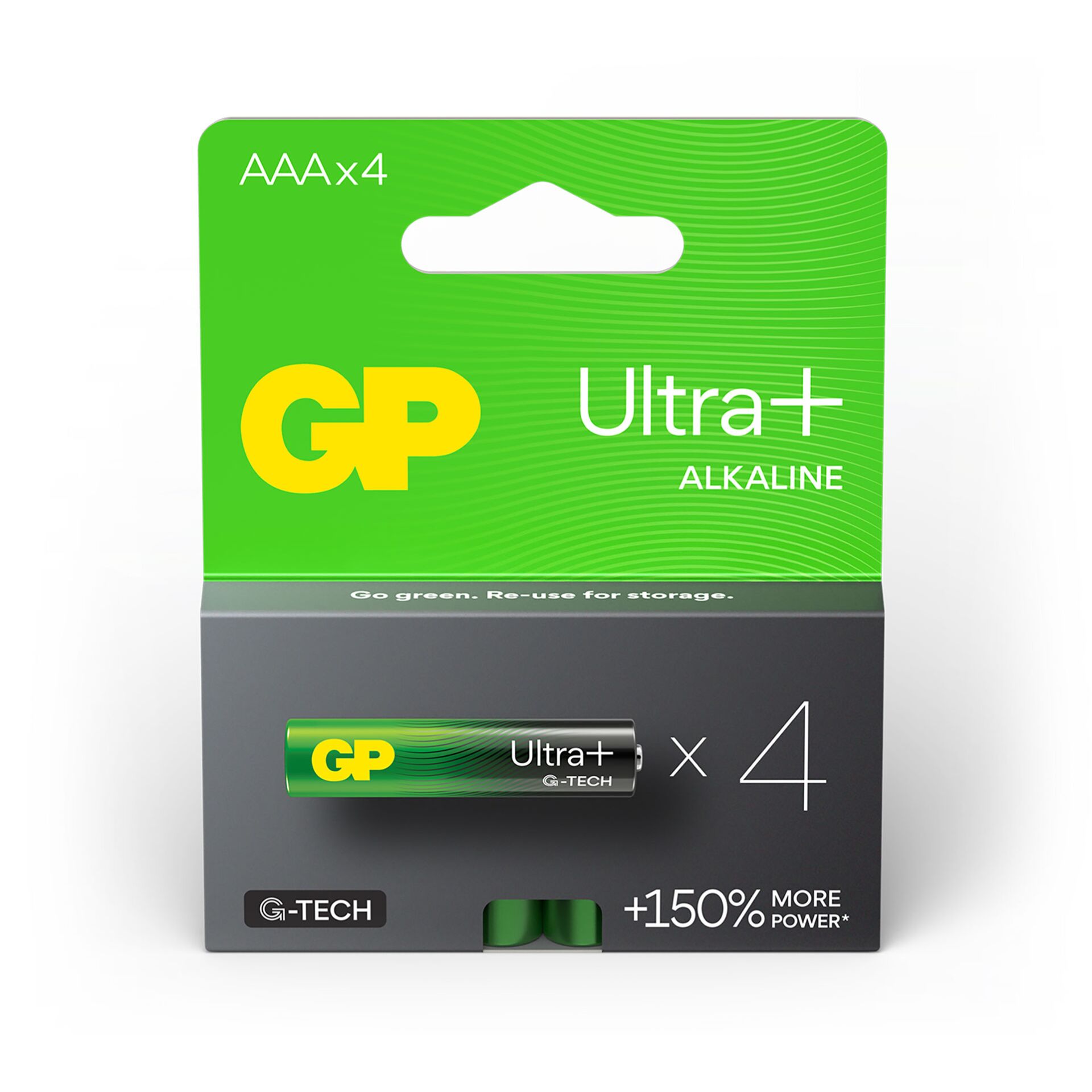 1x4 GP ULTRA PLUS Alkaline 1,5V AAA Micro LR03    03024AUPET