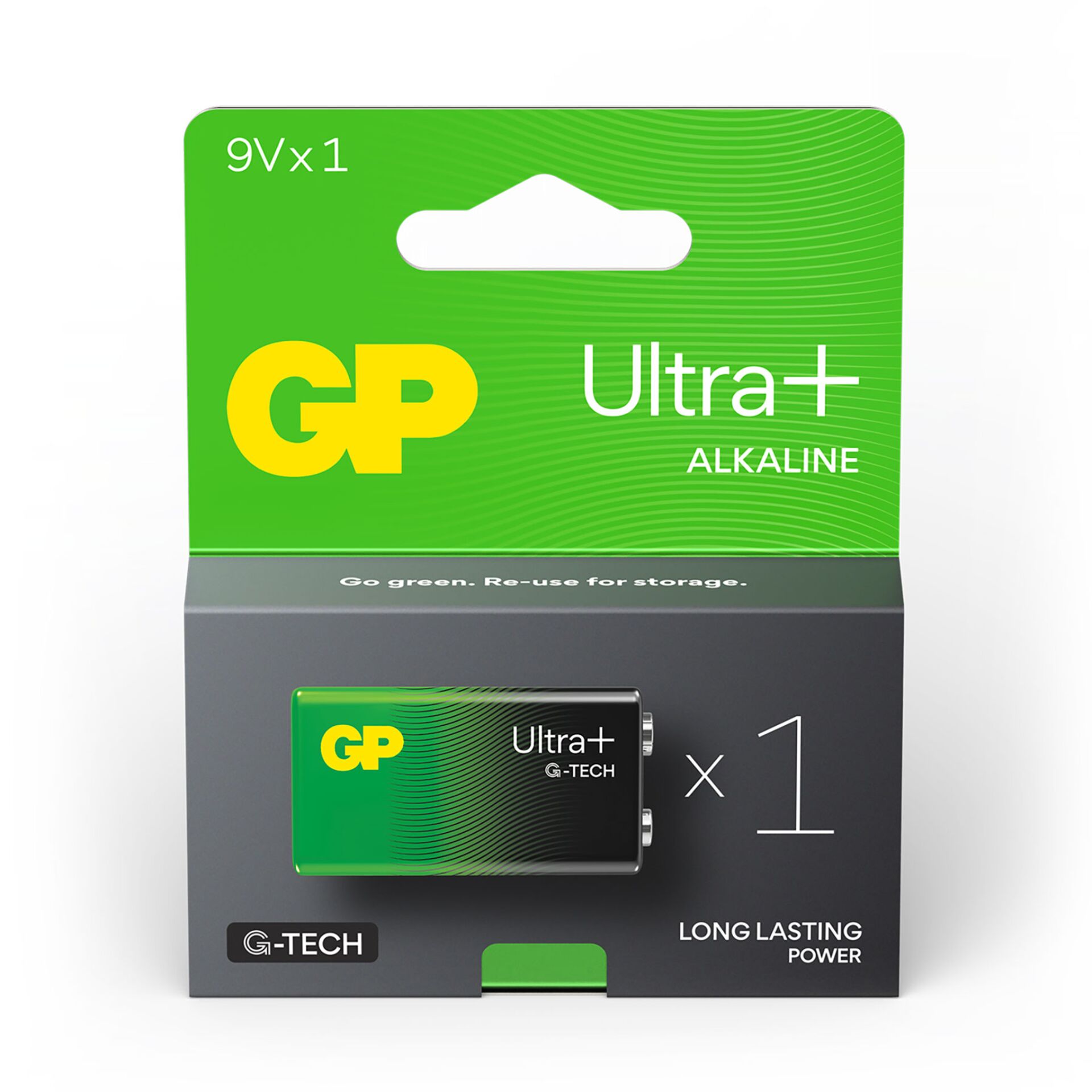 GP ULTRA PLUS Alkaline 9V-Block 6LR61           0301604AUPET
