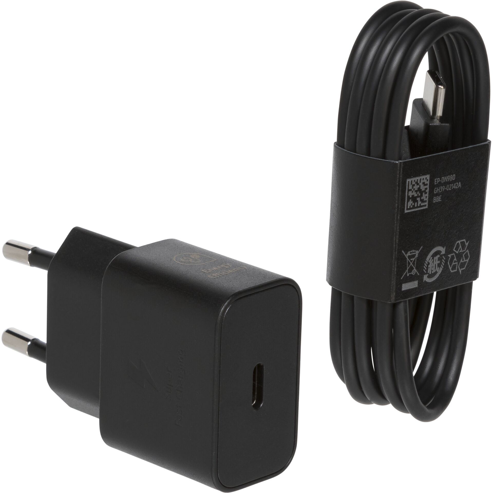 Samsung USB-C caricatore 25W incl. USB-C cavo nero