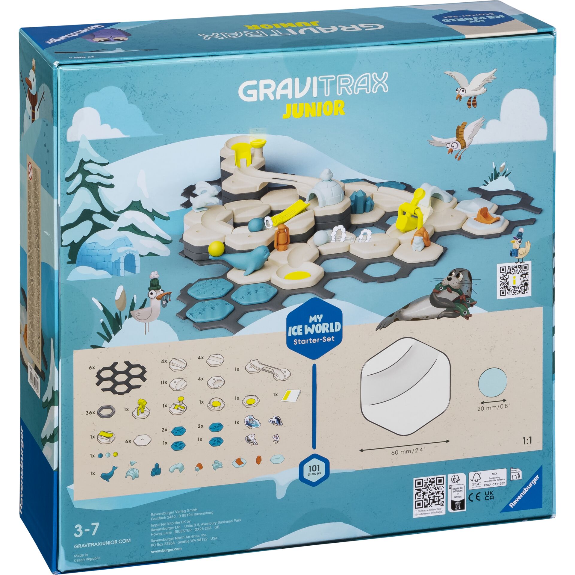 Ravensburger GraviTrax Junior Starter-Set L Ice