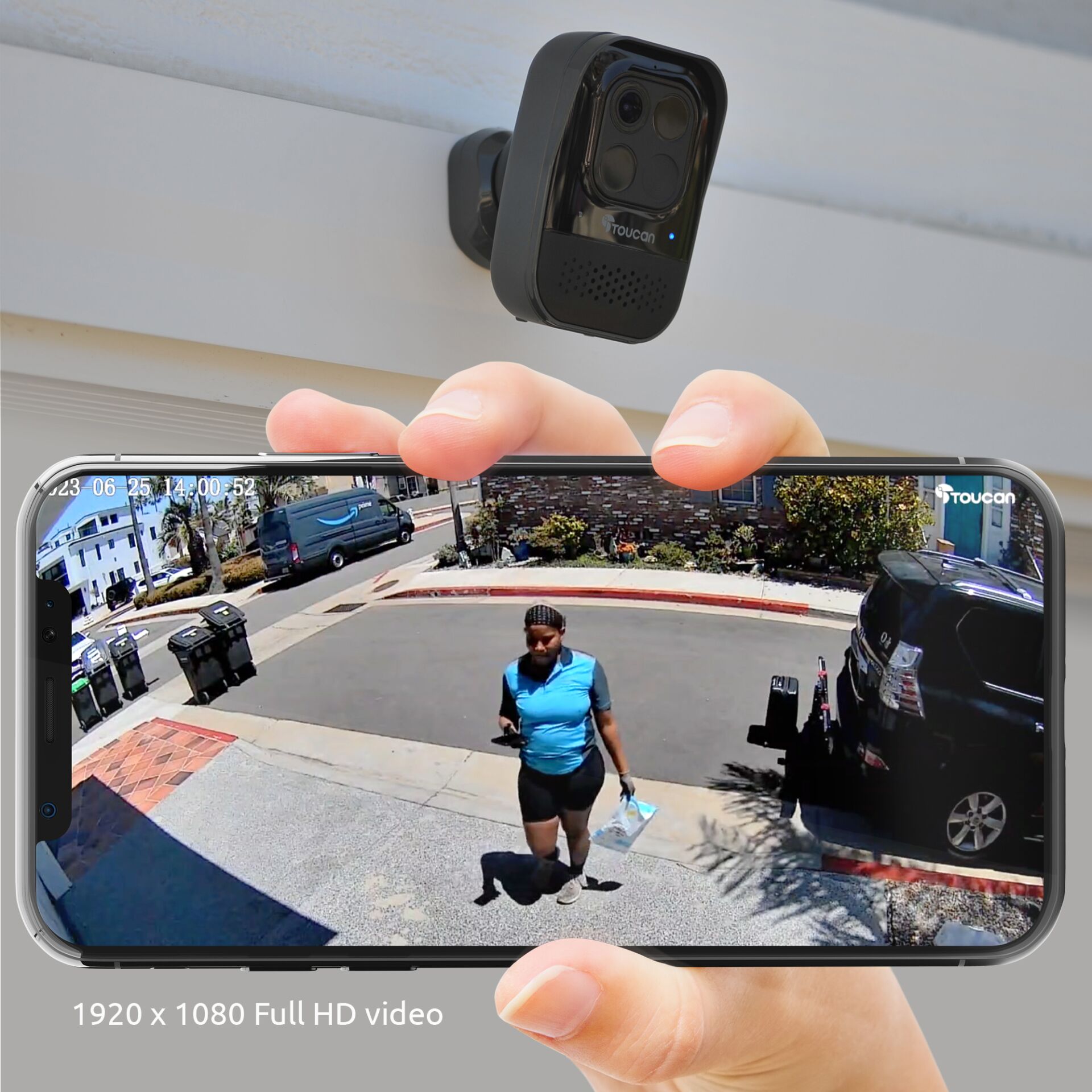 Toucan Wireless Security Camera PRO with Radar Motion Detect
