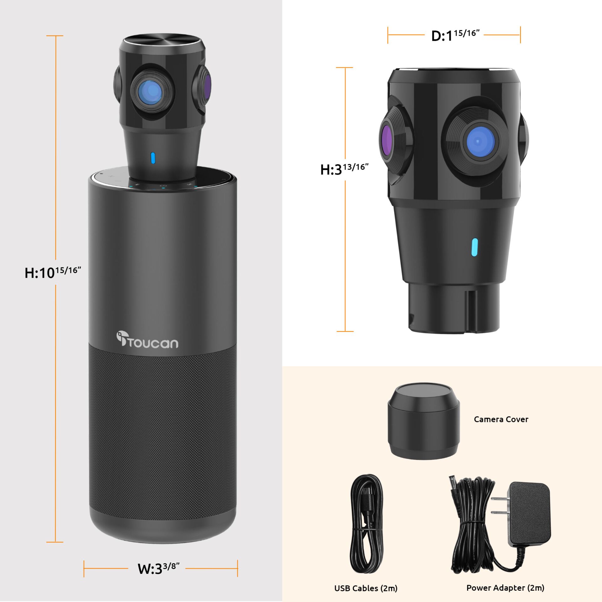 Toucan Connect Conference System Video Conferencing 360