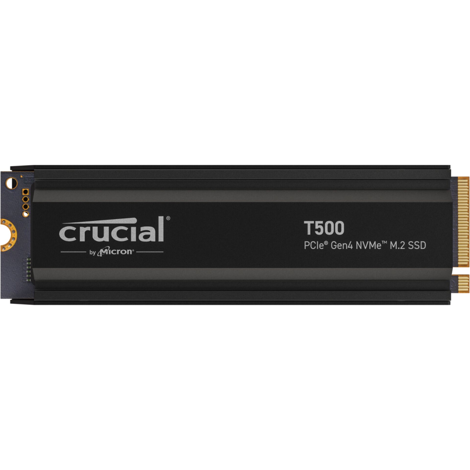 Crucial T500 with heatsink   1TB PCIe Gen4 NVMe M.2 SSD