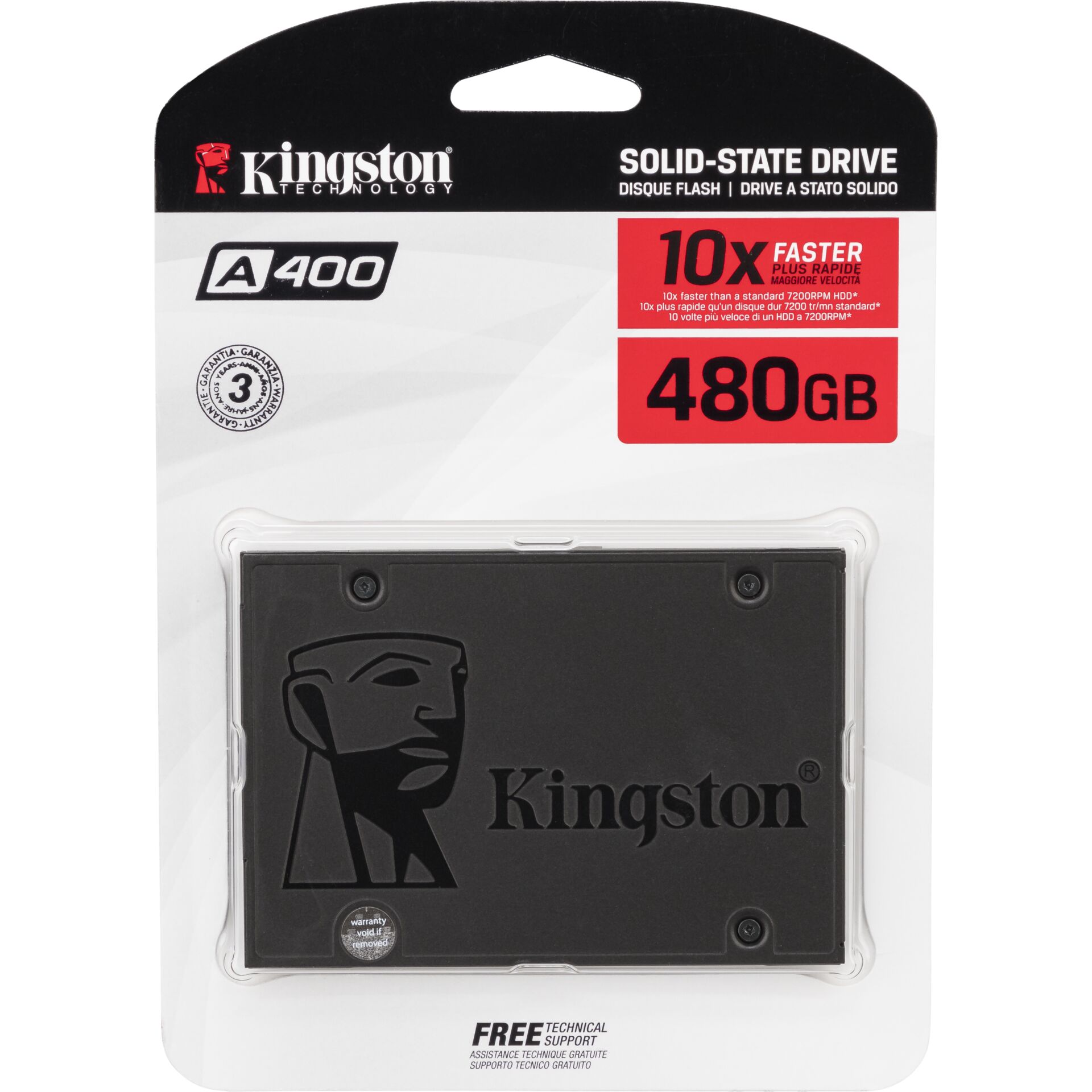 Kingston 2,5  SSD A400     480GB SATA III