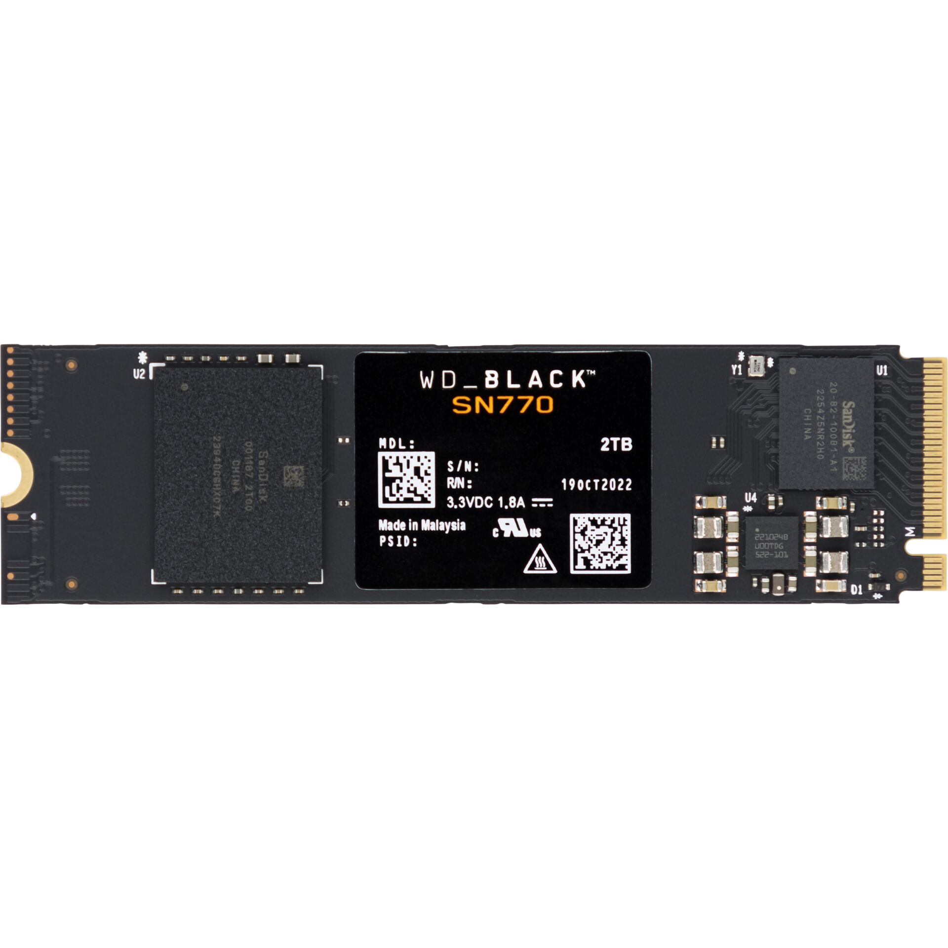 Western Digital nero SSD 2TB SN770 NvMe           WDS200T3X0