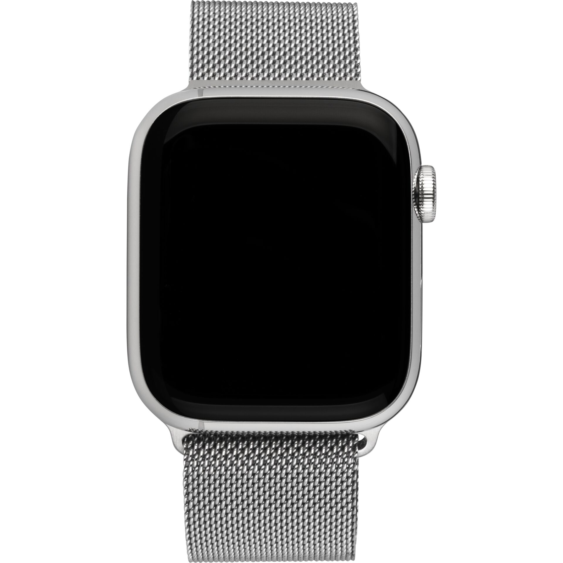 Apple Watch 9 Cell 41mm acc.inoss. argento Milanese Loop