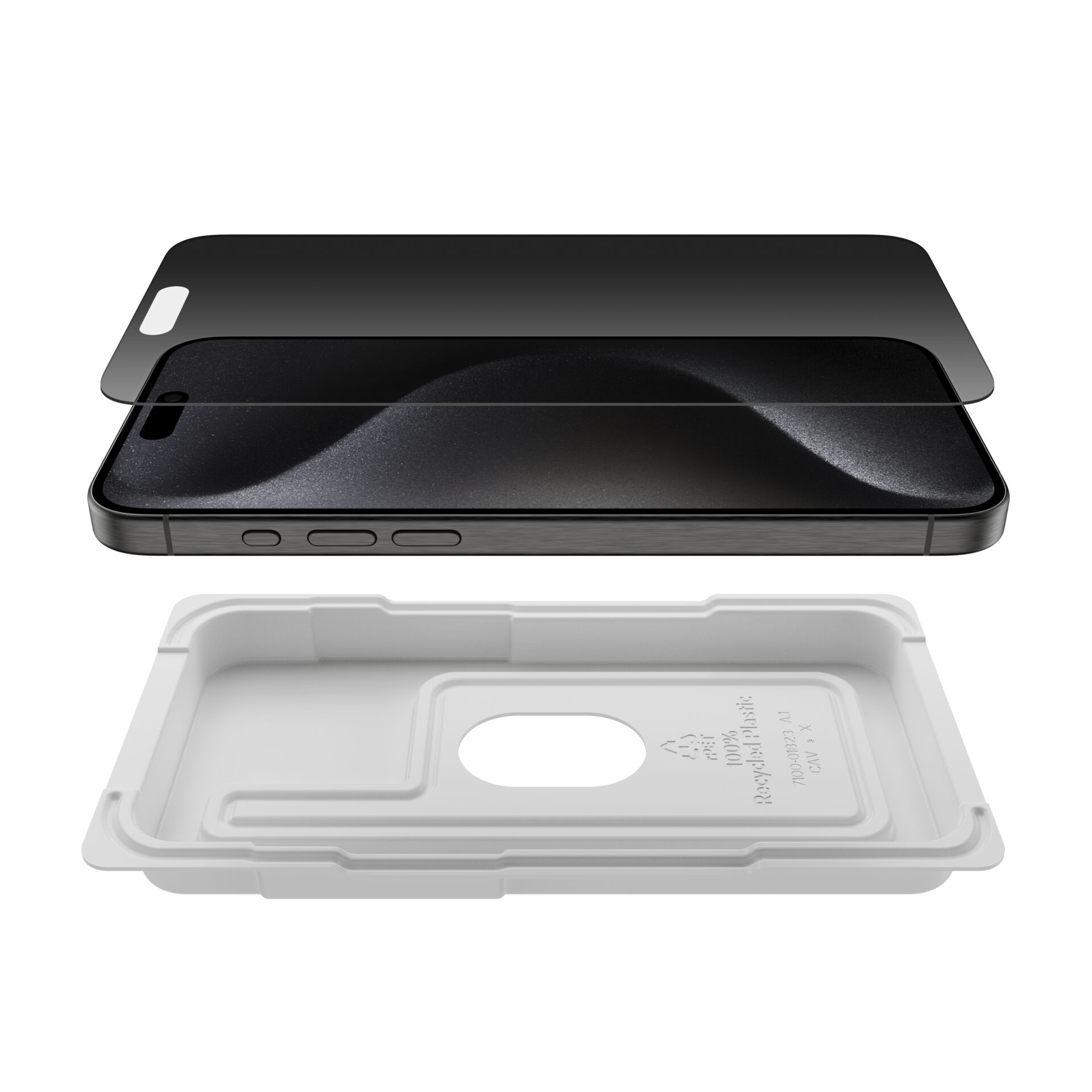 Belkin Screenforce Tempered Gl. Privacy iPhone 15ProMax OVA1