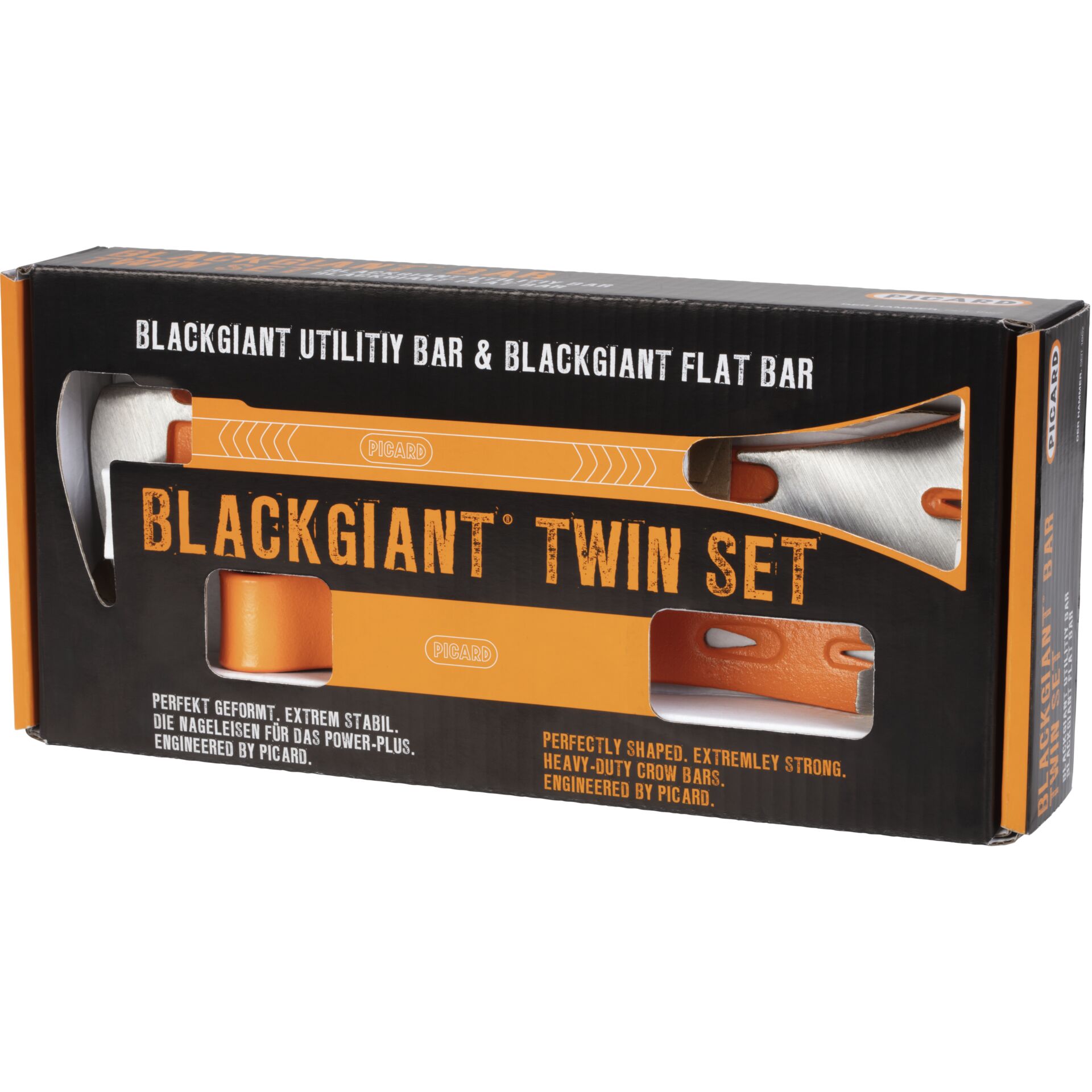 Picard Pinching Bar Black Giant Bar 2-Pack Flat+Utility