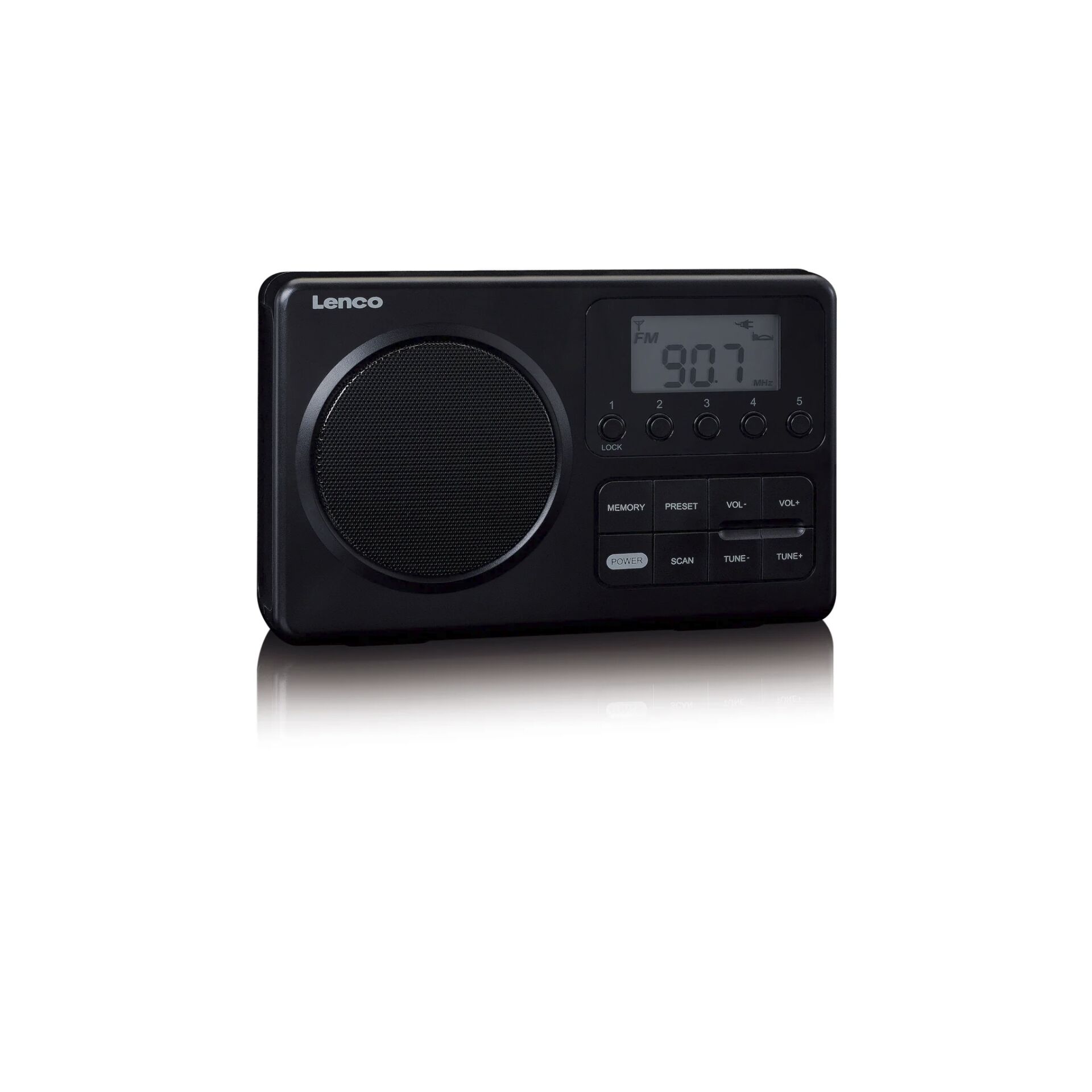 Lenco MPR-035BK nero