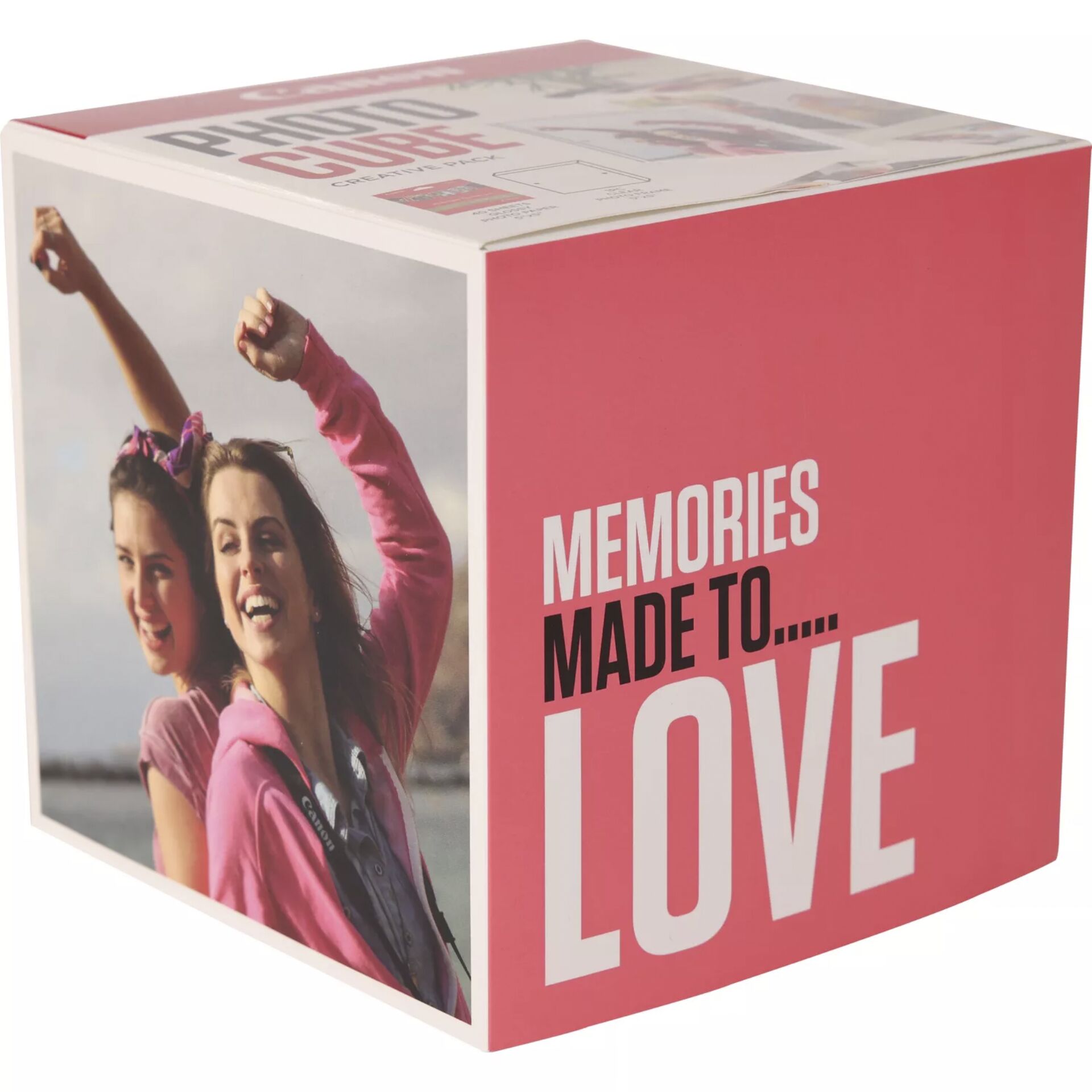 Canon PP-201 13x13 cm Photo Cube pacch.creativo bianco Pink