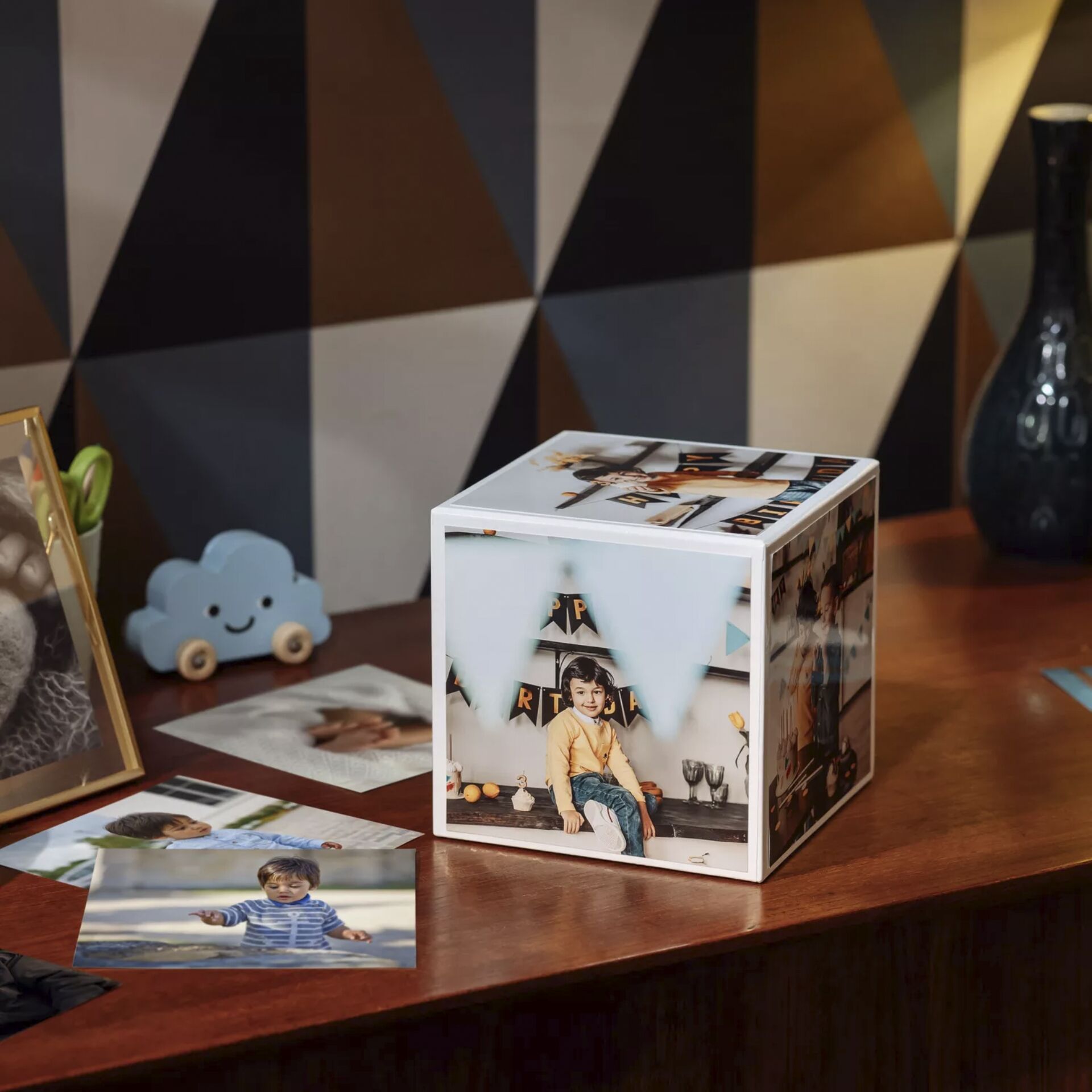 Canon PP-201 13x13 cm Photo Cube pacch.creativo bianco Pink