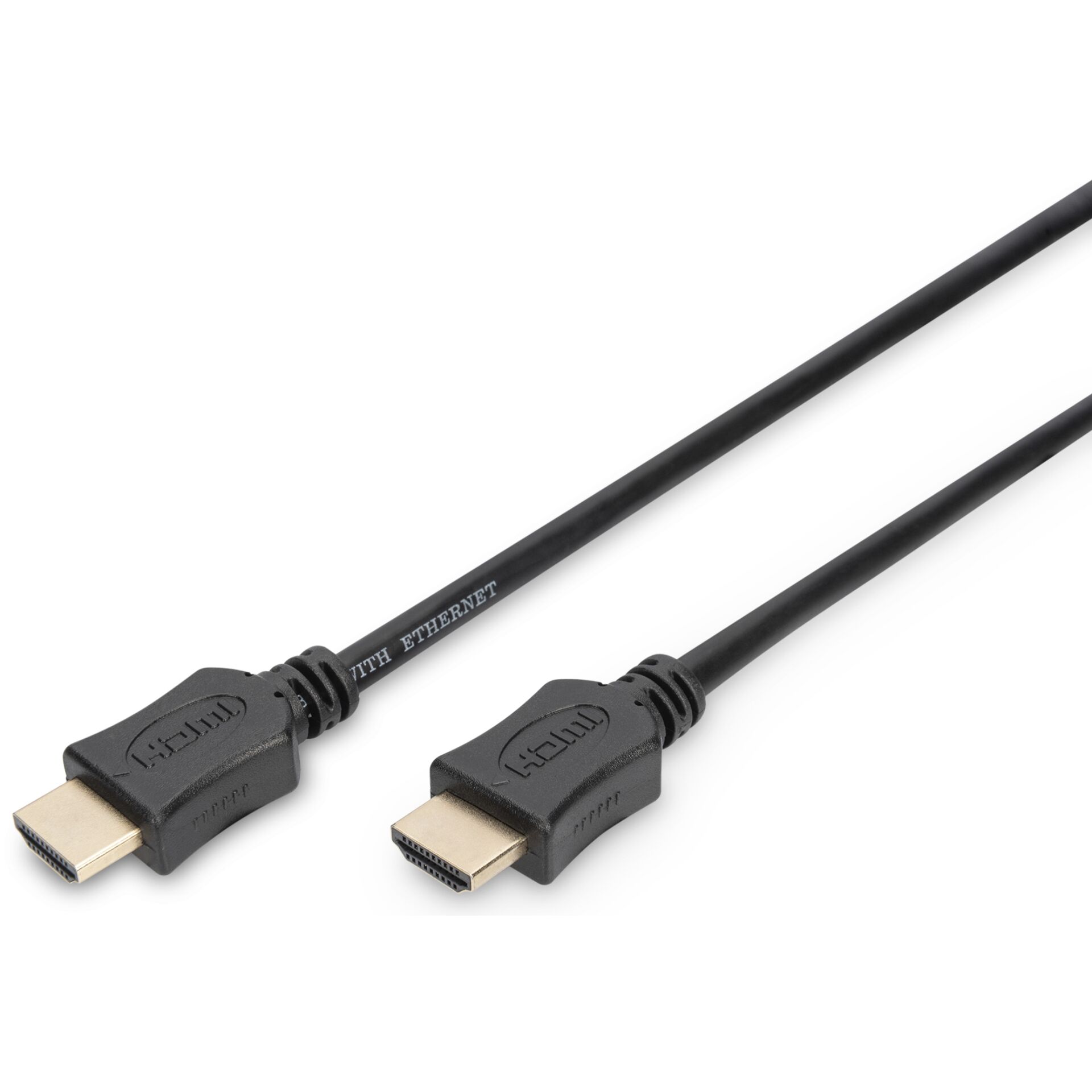 DIGITUS HDMI HighSpeed Ethernet HDMI, 10m, HDMI 1.3, oro, ne