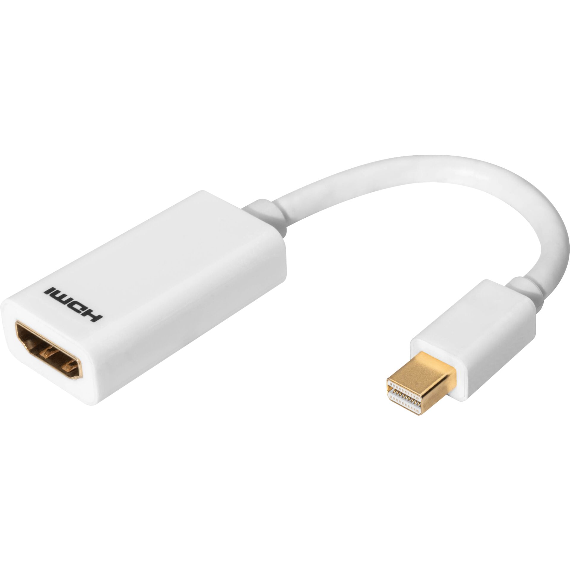 DIGITUS Mini DisplayPort - HDMI adatt. / convert. 15cm bianc