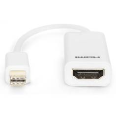 DIGITUS Mini DisplayPort - HDMI adatt. / convert. 15cm bianc 2