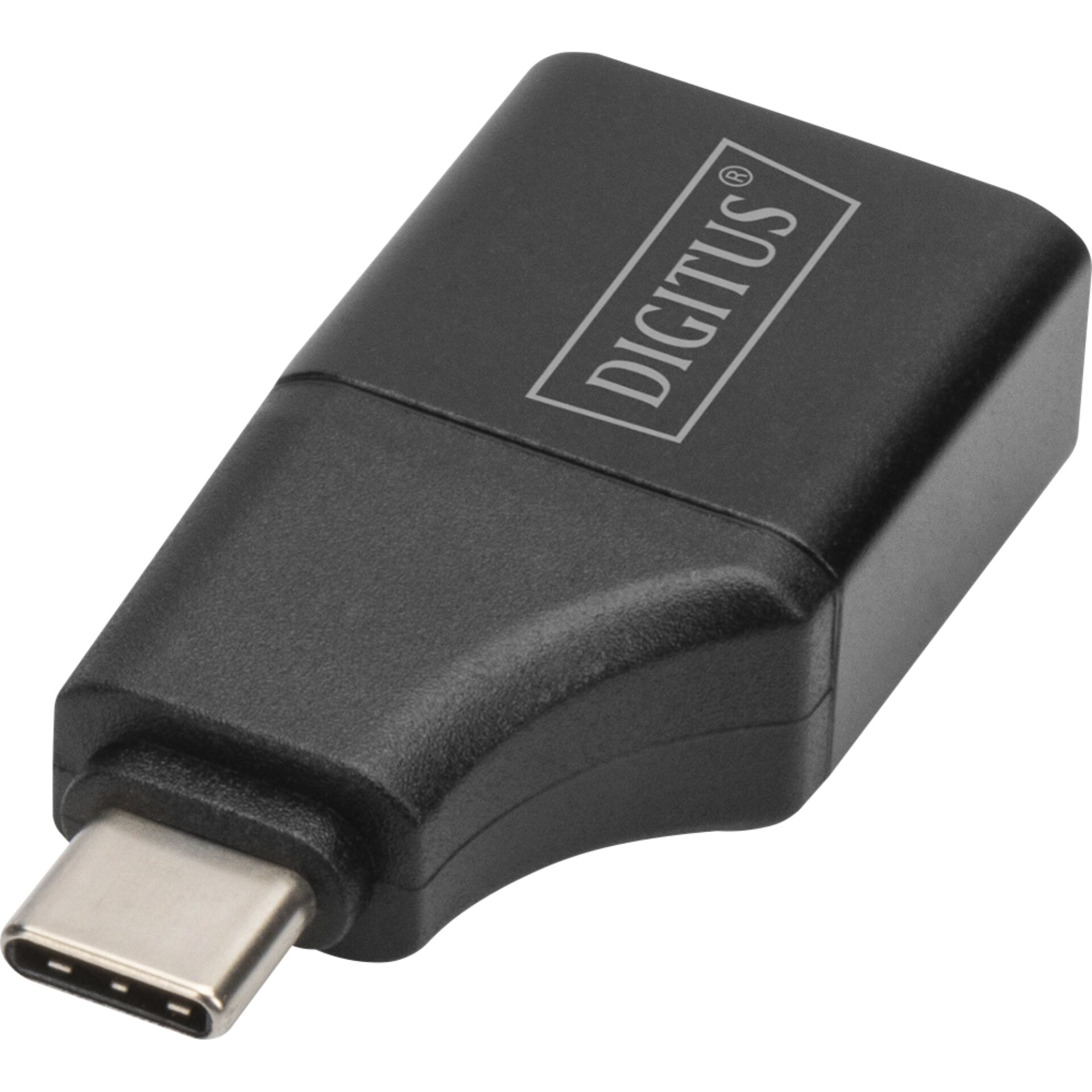 DIGITUS 4K  USB-C on HDMI Typ-A Adapt.4K/30HZ Alumi. Case bl