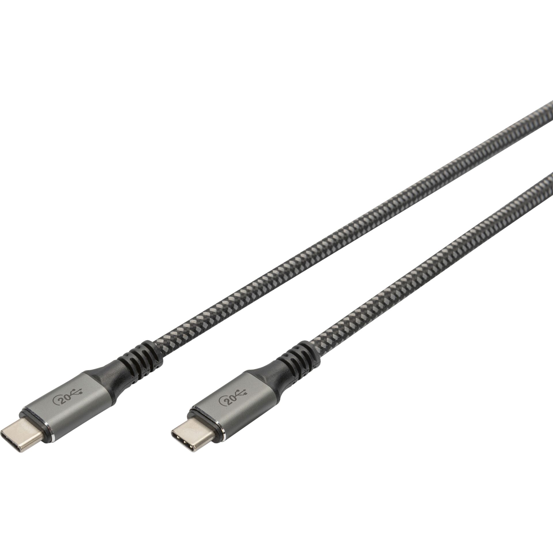 DIGITUS USB 4.0 Typ-C Cable 3m AL-Case PP braid 4K/60Hz PD3.