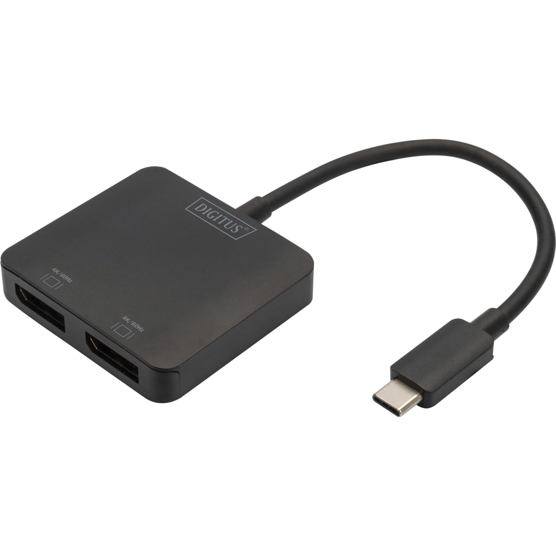 DIGITUS 2-Port MST Video Hub USB-C2xDP MST VideoHub DP 1.4,4