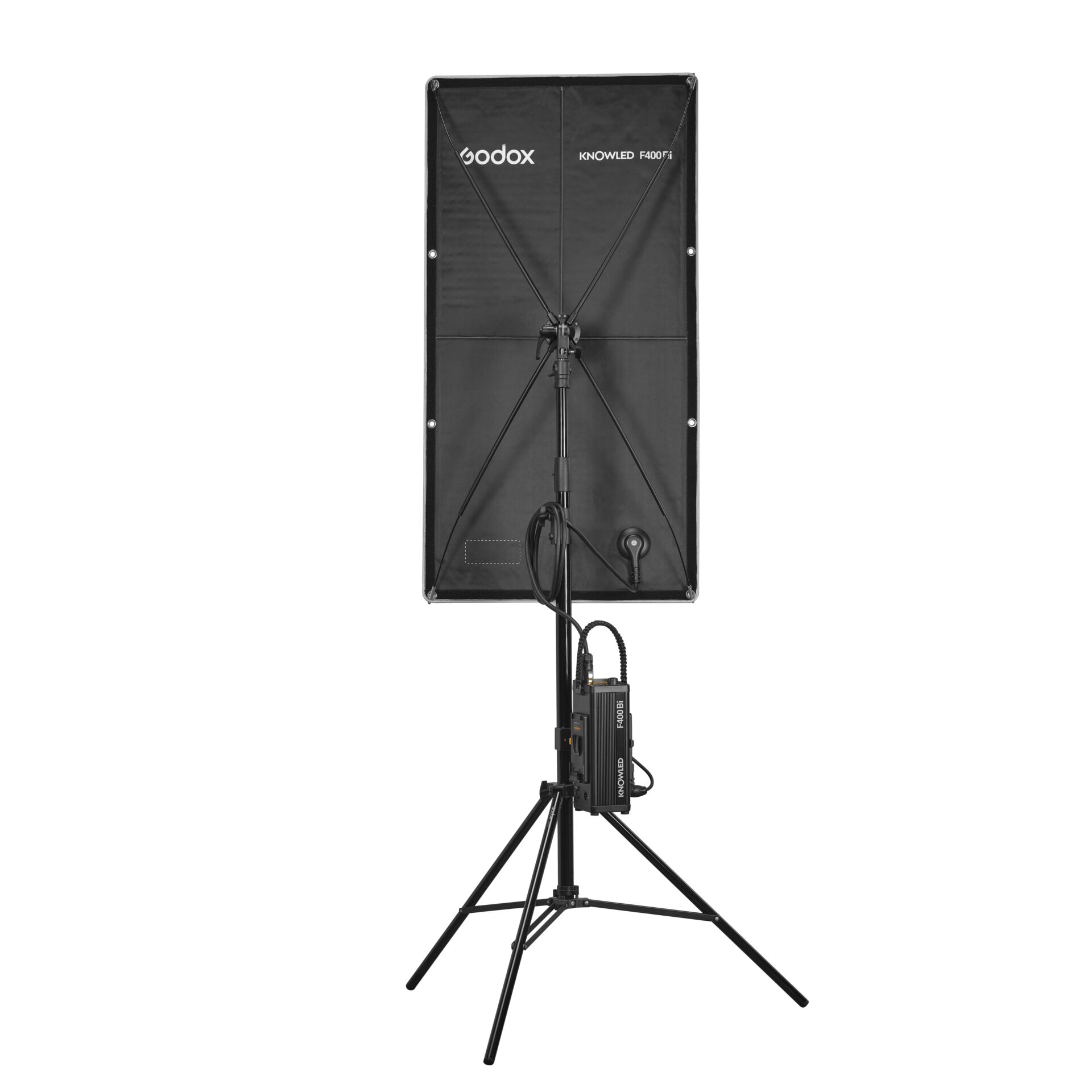 Godox F400Bi illuminatore da studio LED fles.