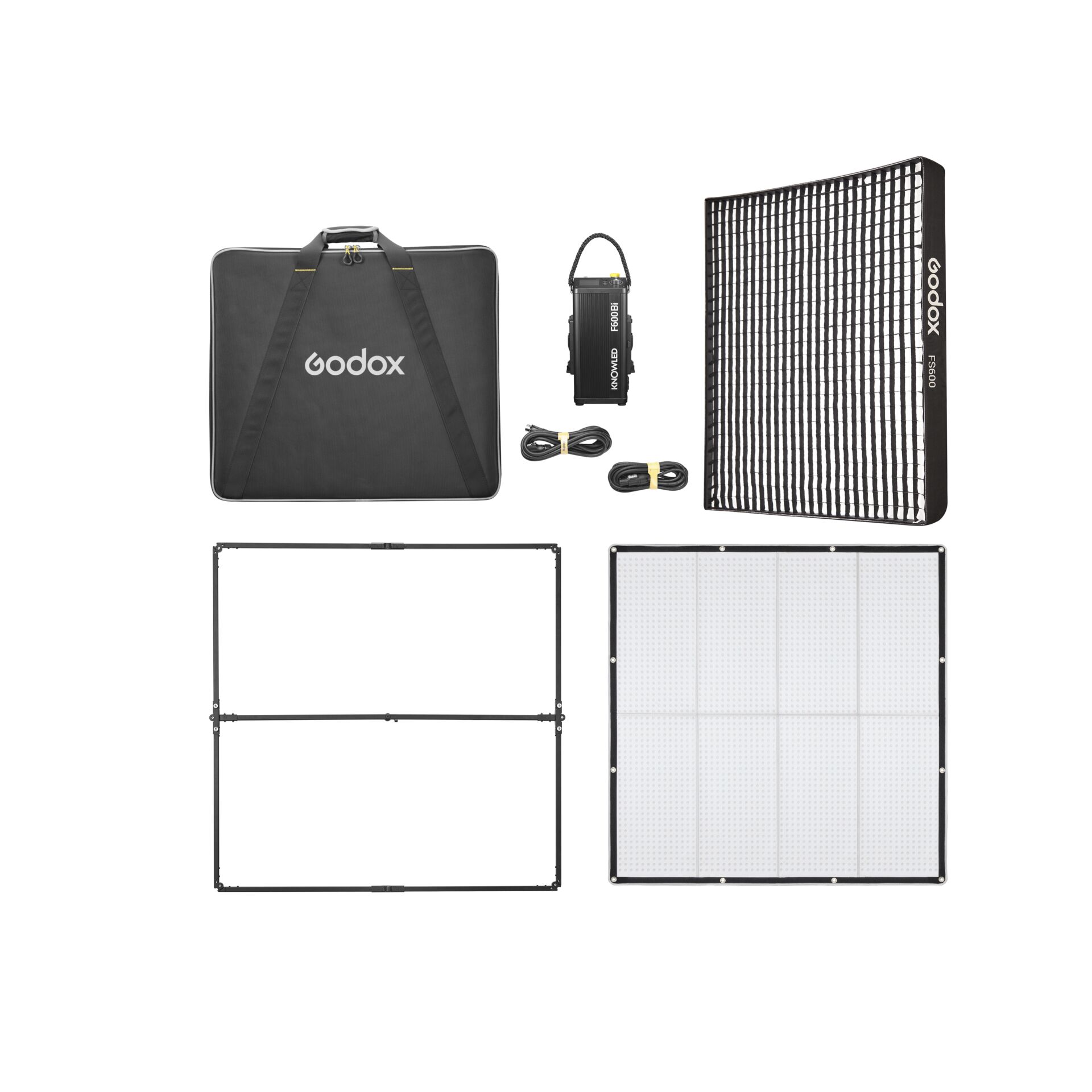 Godox F600Bi illuminatore da studio LED fles.