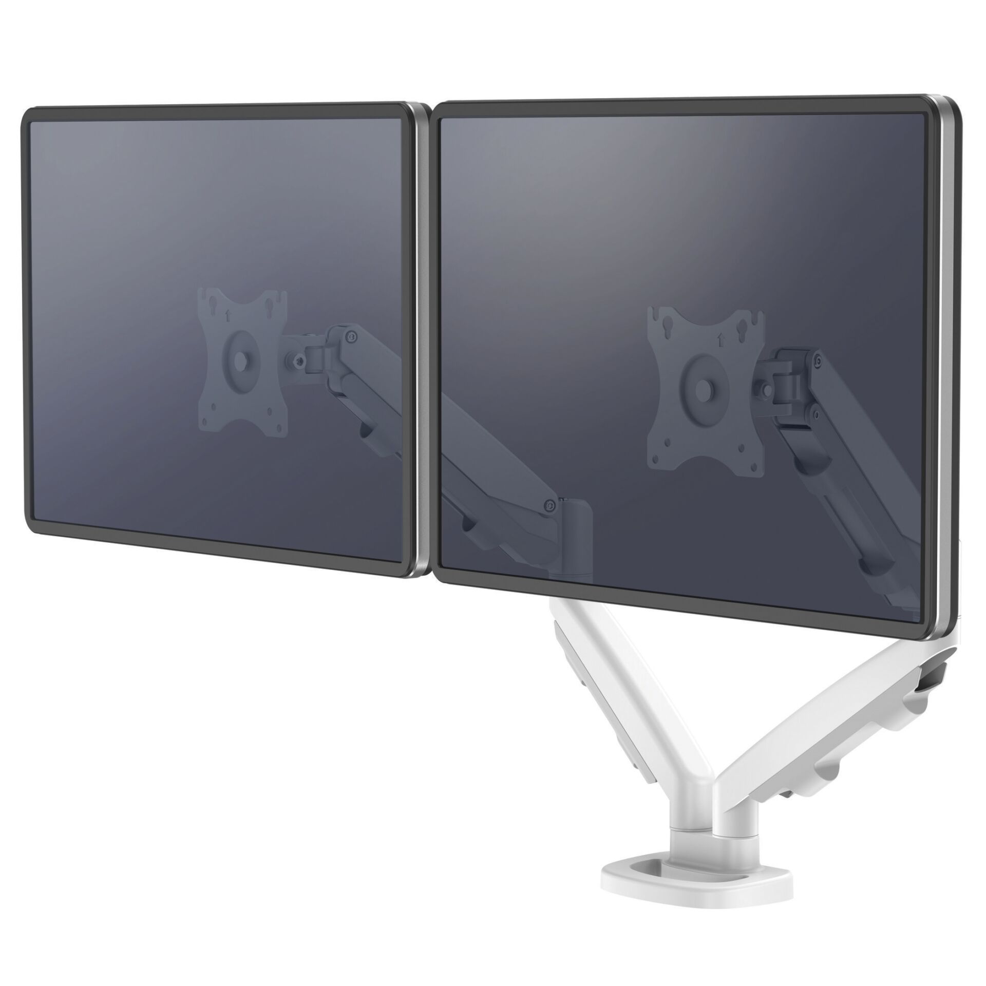 Fellowes Eppa braccio monitor doppio bianco
