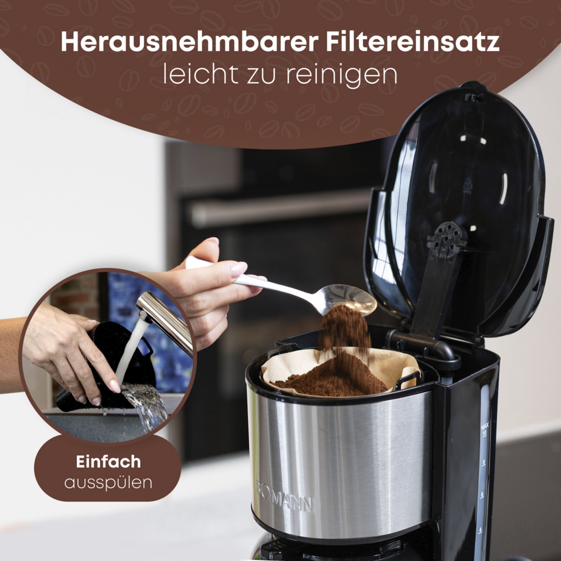 Bomann KA 6066 CB macchina da caffè 10 tazze