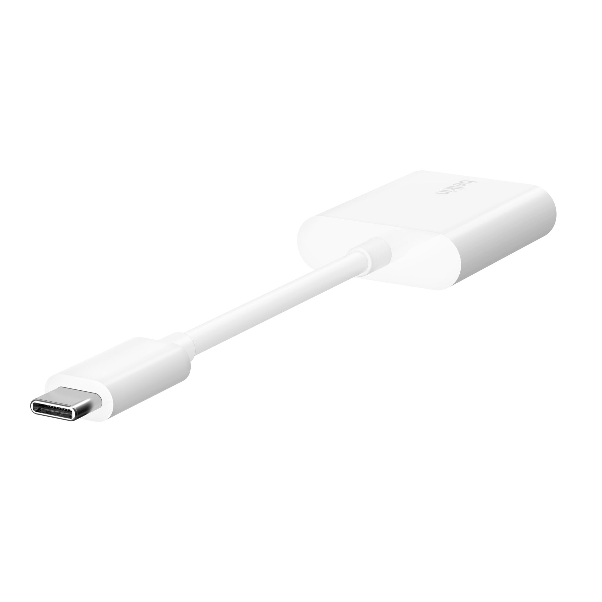 Belkin RockStar USB-C Audio- and Charge Adapter, white F7U08