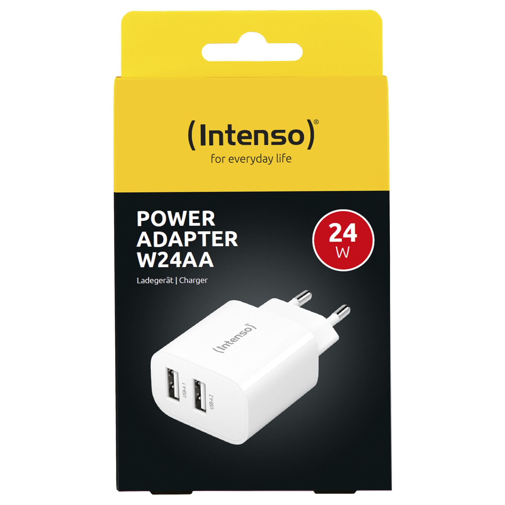 Intenso Power adatt. W24AA weiß 2x USB-A 24W