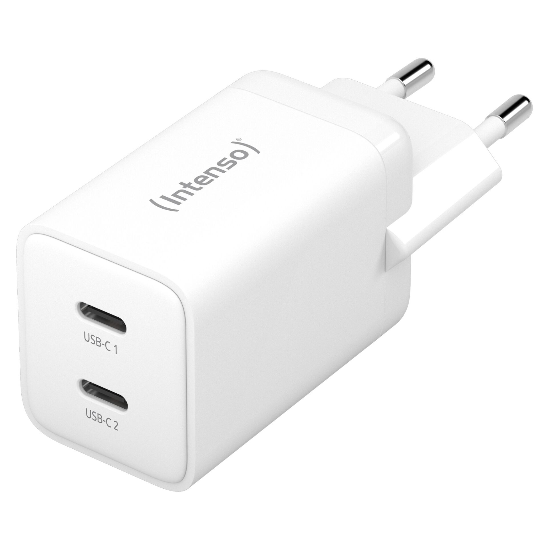 Intenso Power adatt. W40CC GaN bian. 2x USB-C 40W