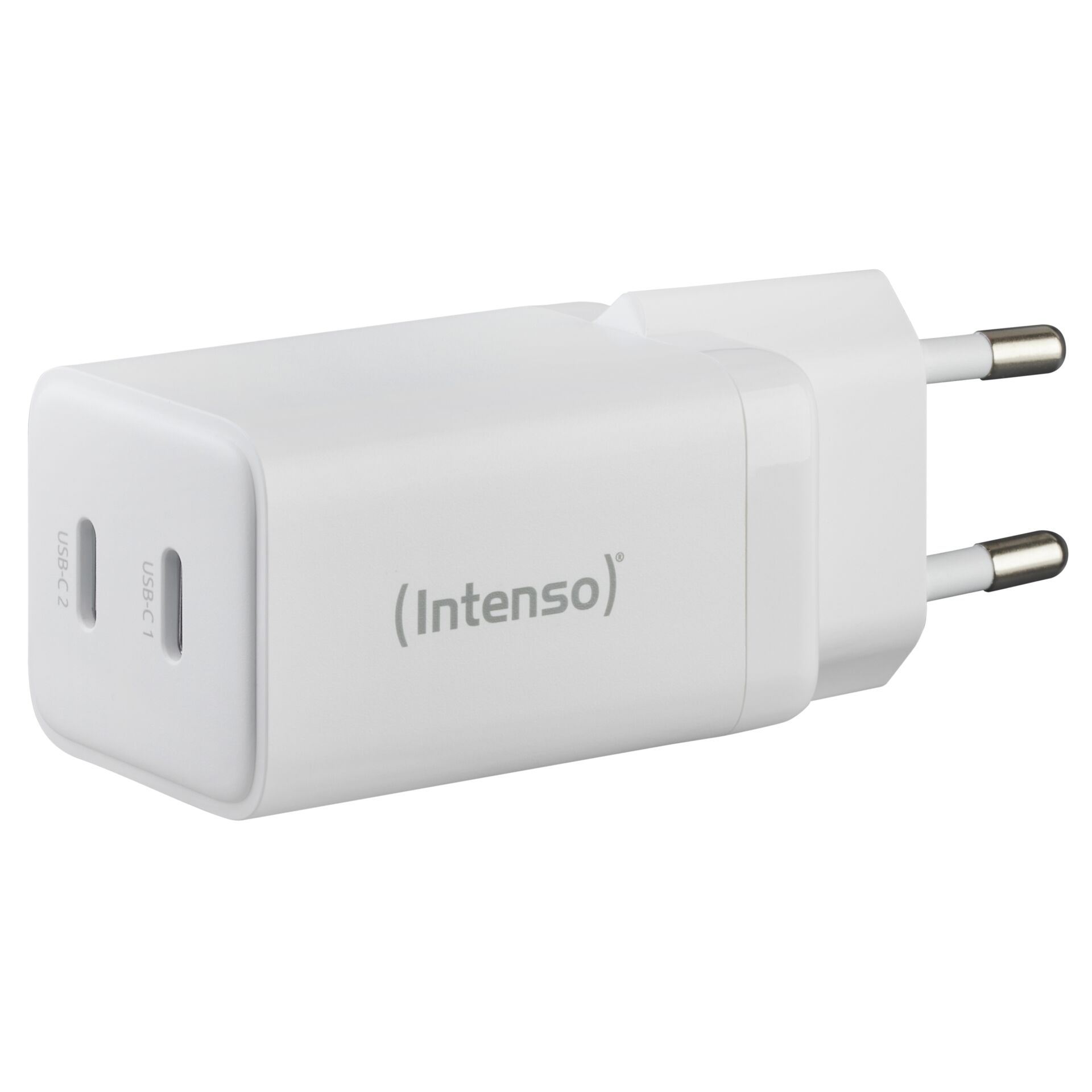 Intenso Power adatt. W40CC GaN bian. 2x USB-C 40W