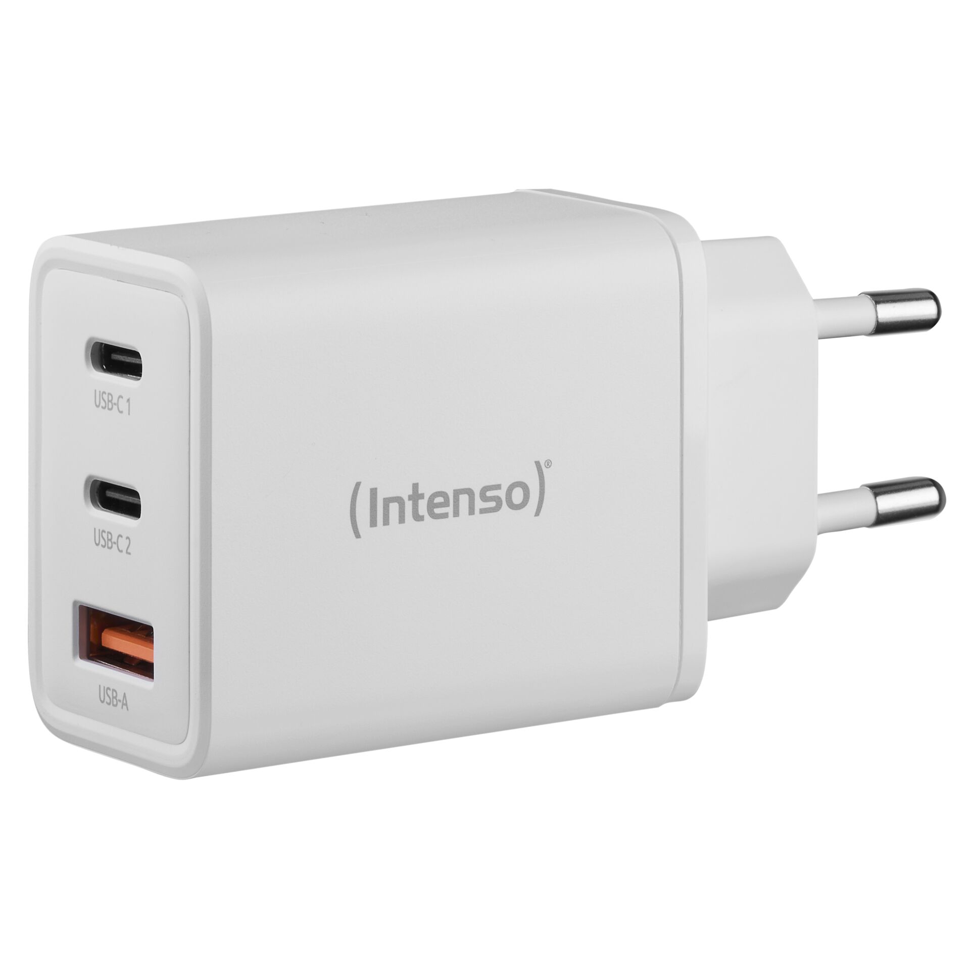 Intenso Power adatt. W65ACC GaN bian. 2x USB-C 1x USB-A 65W