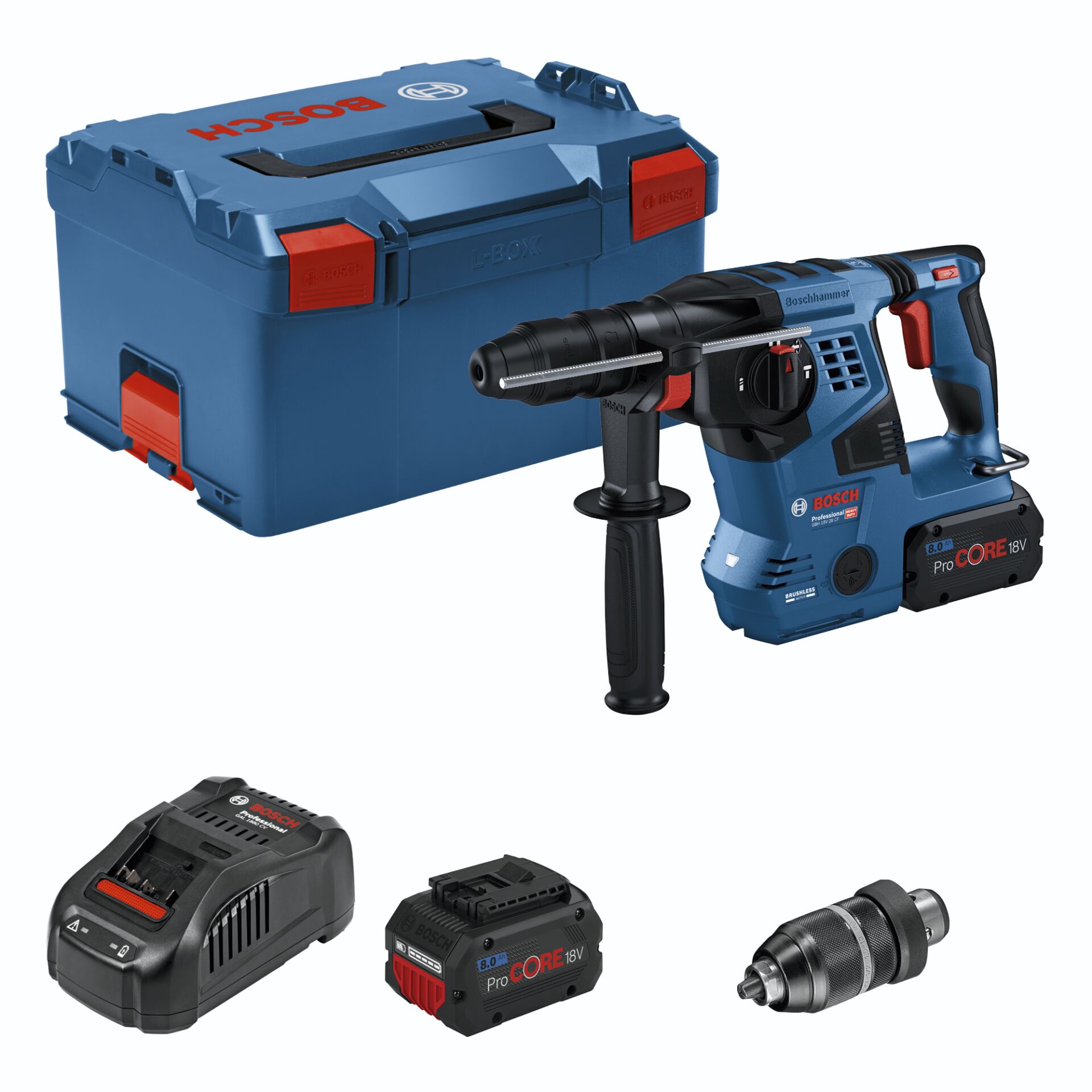 Bosch GBH 18V-28 CF 2xPC8,0Ah,L