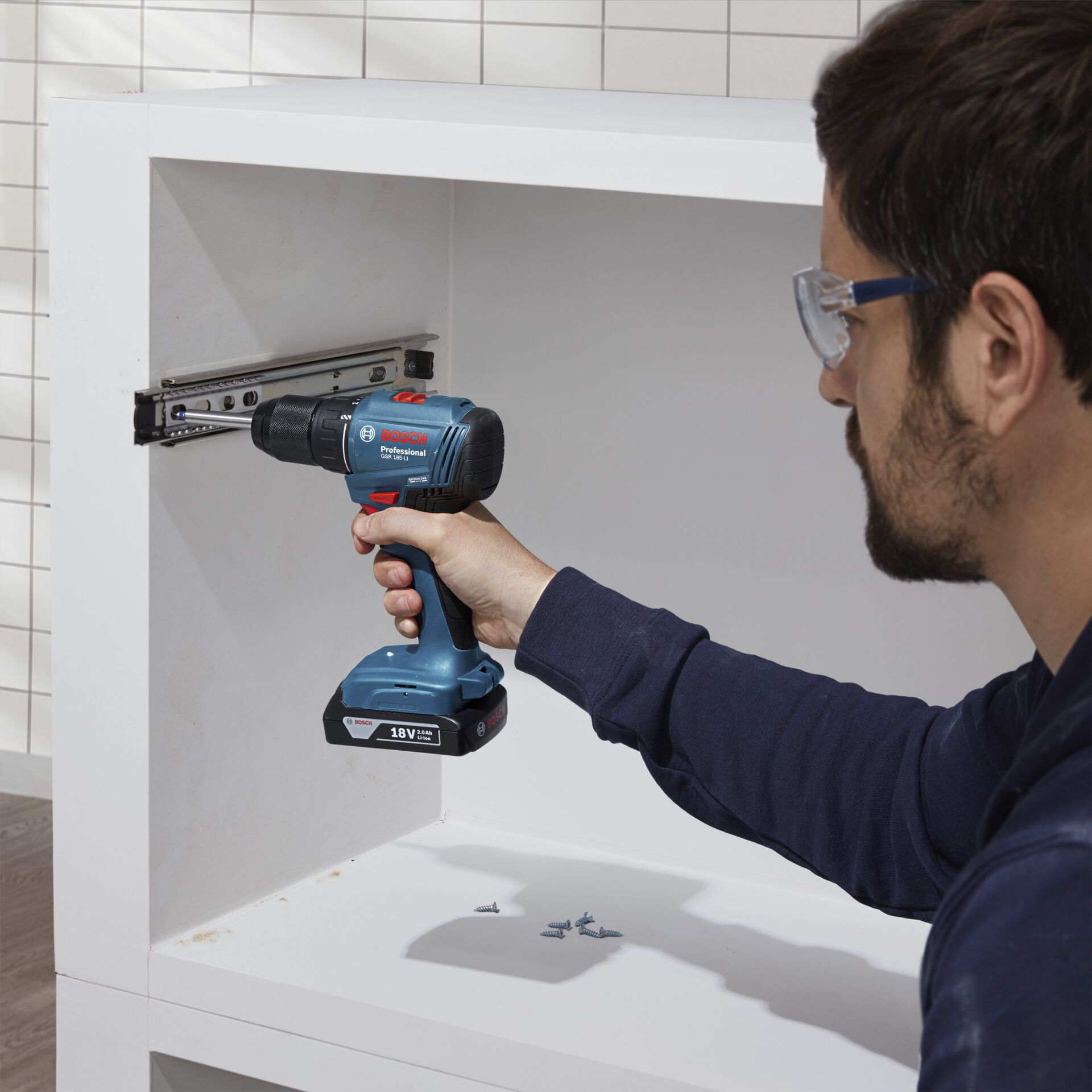 Bosch GSR 18V-45 (2x2,0Ah, 82AC, L-Case