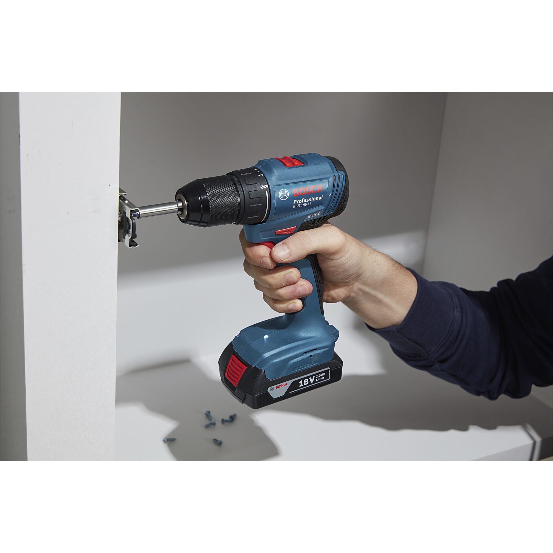 Bosch GSR 18V-45 (2x2,0Ah, 82AC, L-Case