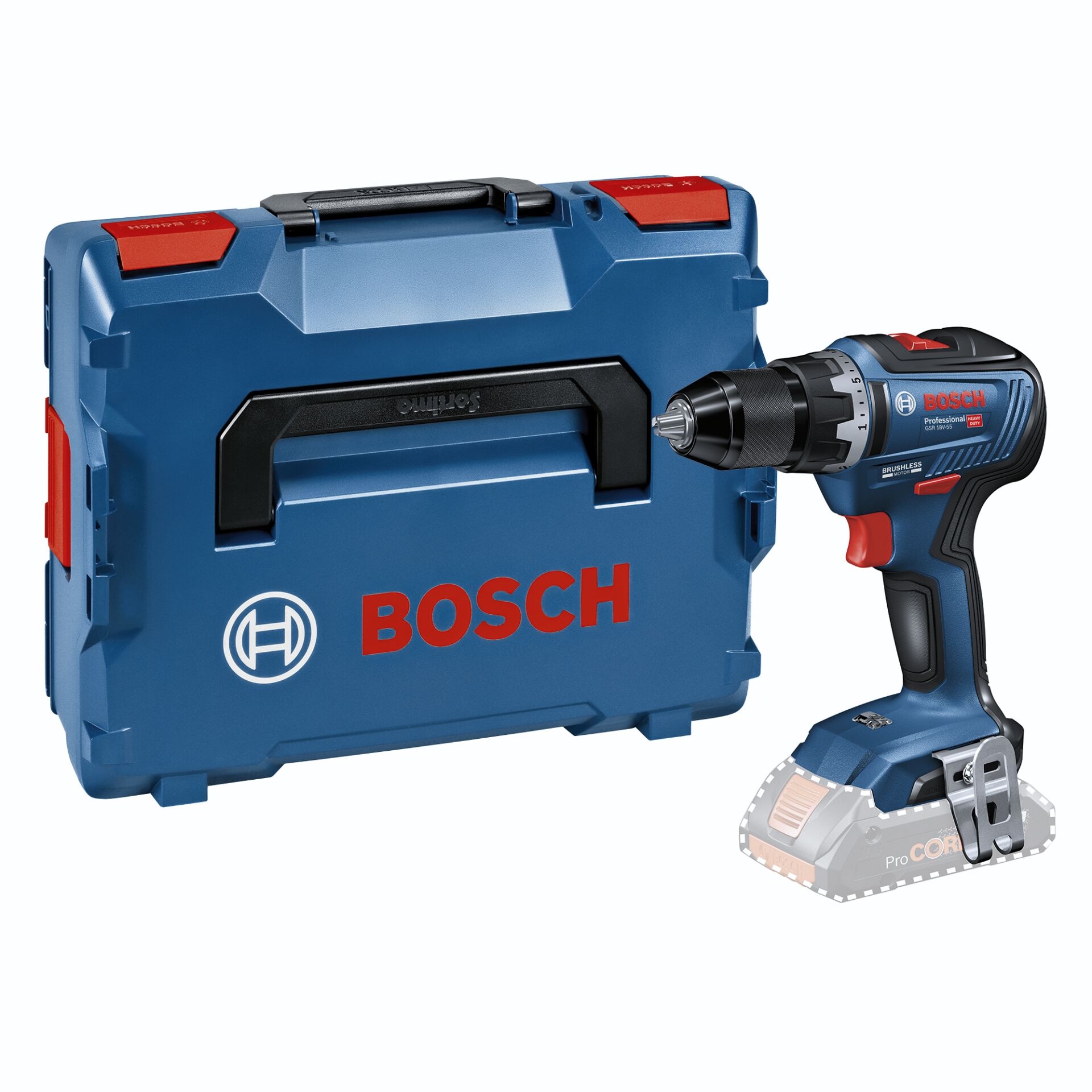 Bosch GSR 18V-55 solo L-Boxx