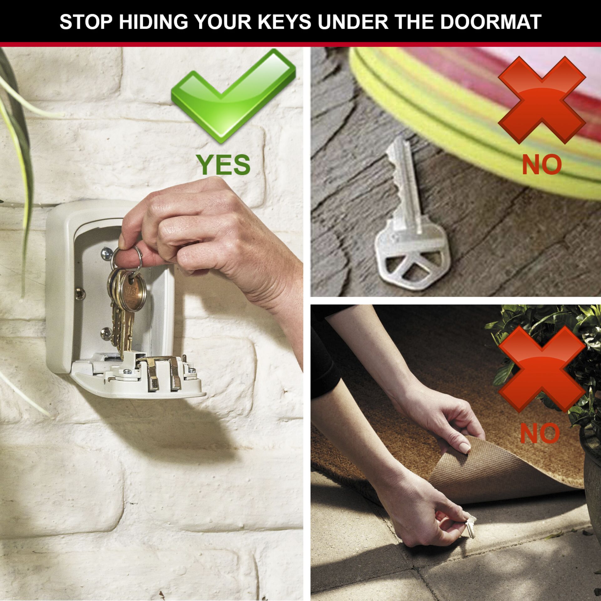 Master Lock Medium Schlüsselsafe mit Zahlenschloss 5401EURDC