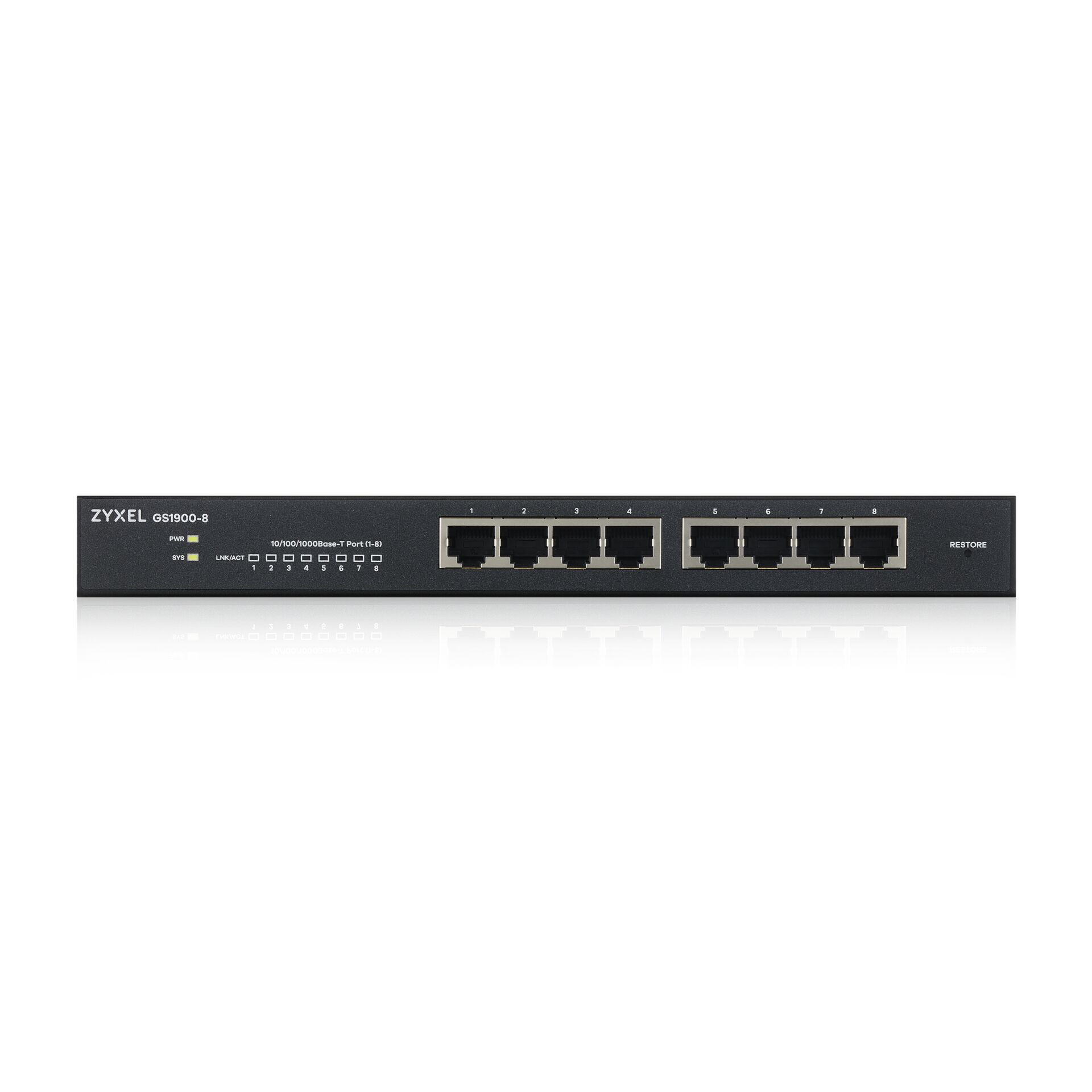 Zyxel GS1900-8 V2 8-Port GbE L2 smart switch