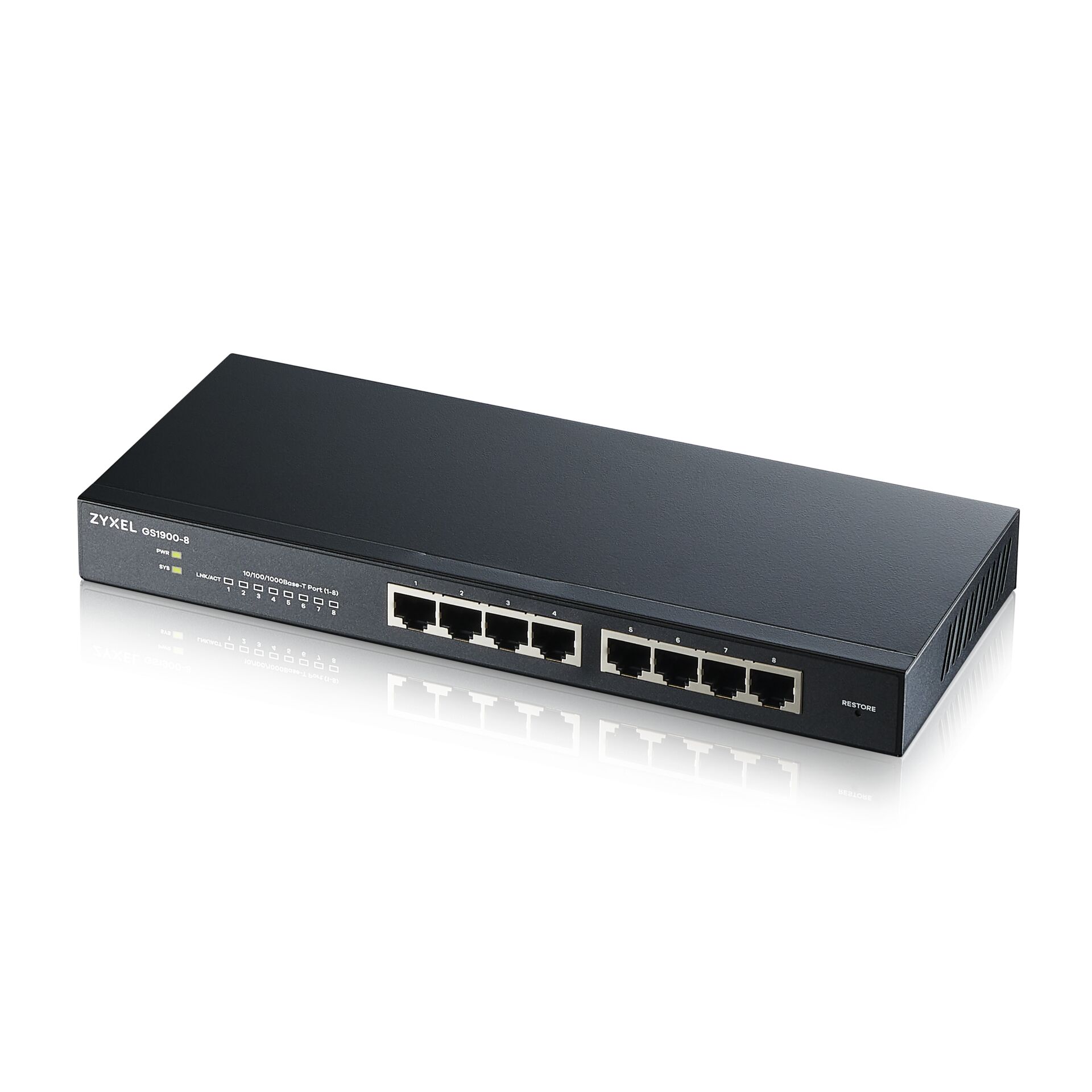 Zyxel GS1900-8 V2 8-Port GbE L2 smart switch