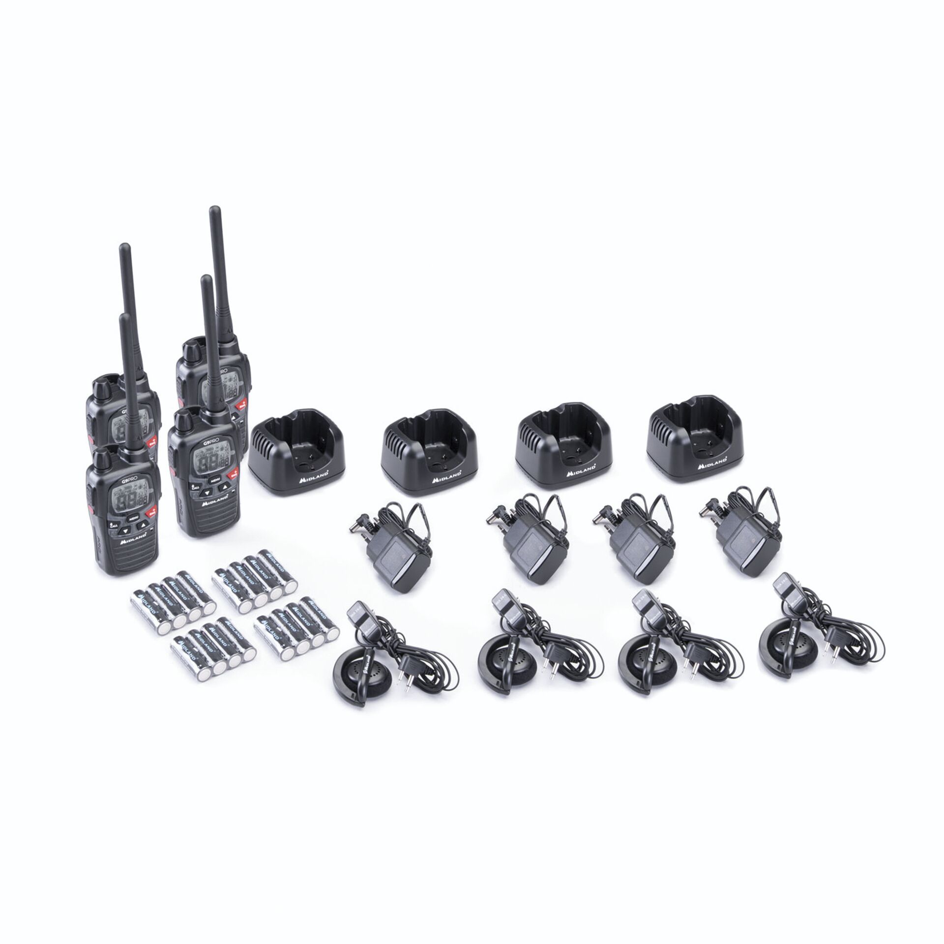 Midland G9 Pro 4pz set valigia PMR446