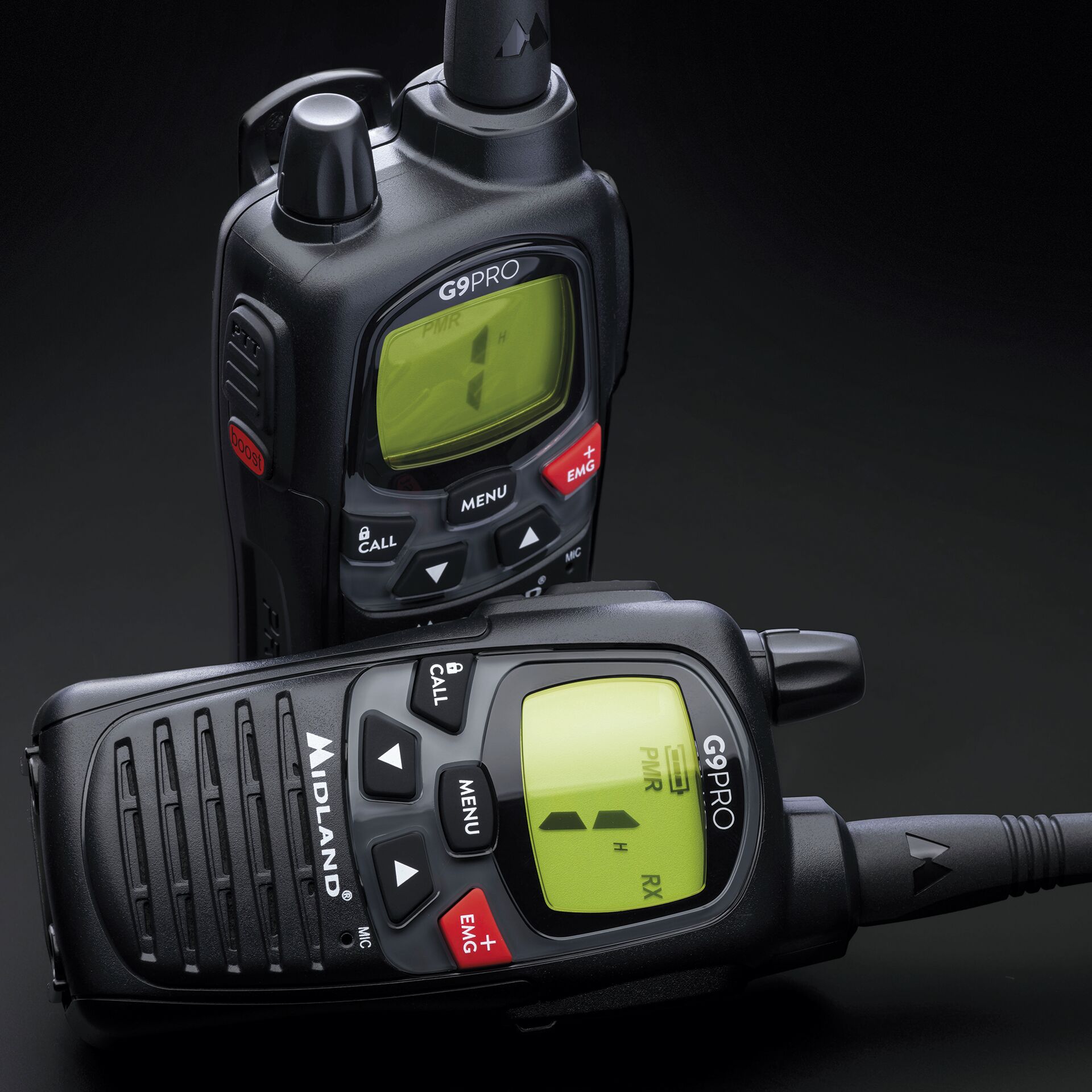 Midland G9 Pro 4pz set valigia PMR446