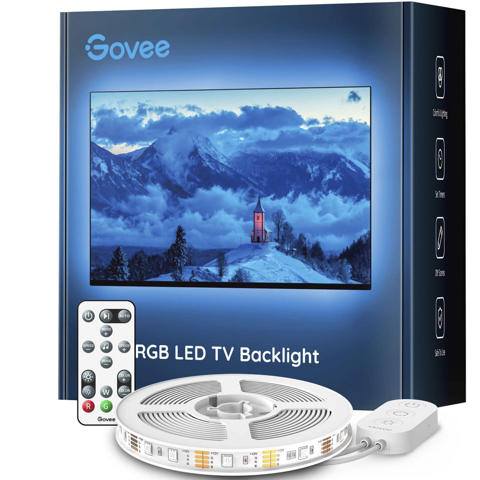 Govee RGB Bluetooth LED Back- light for 46 Inch - 60 Inch TV