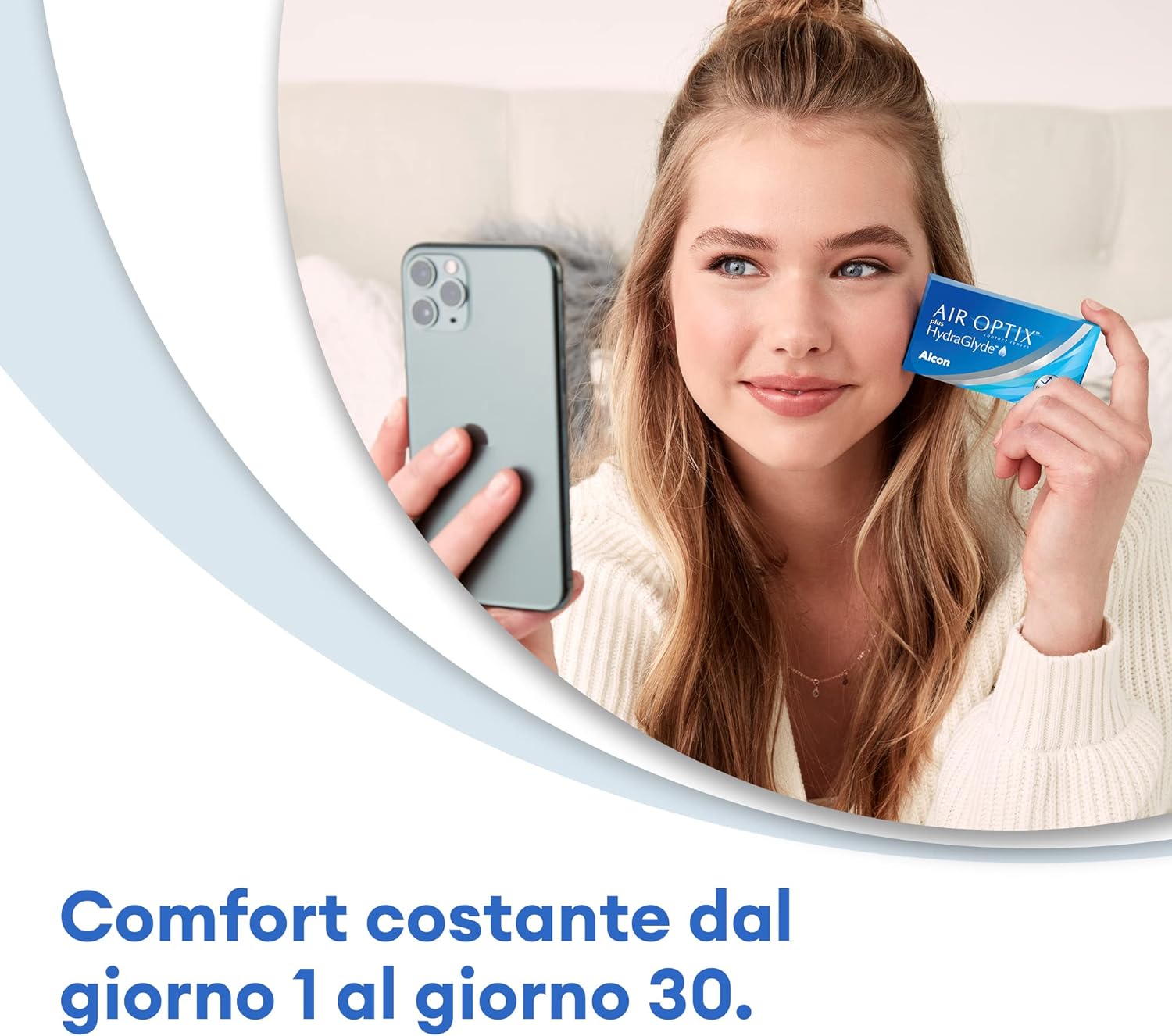Alcon Air Optix HydraGlyde  3 lenti  BC 8.6  -3,25