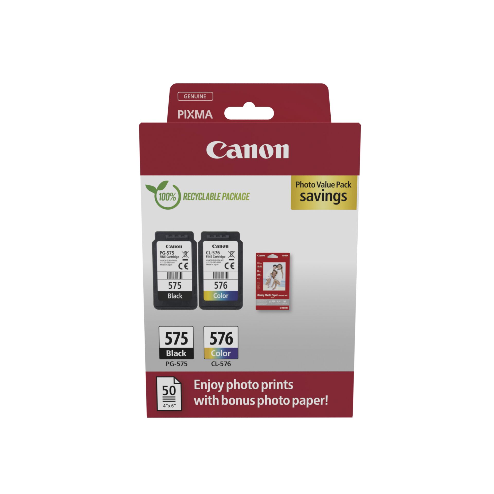Canon PG-575 / CL-576 Photo Value Pack