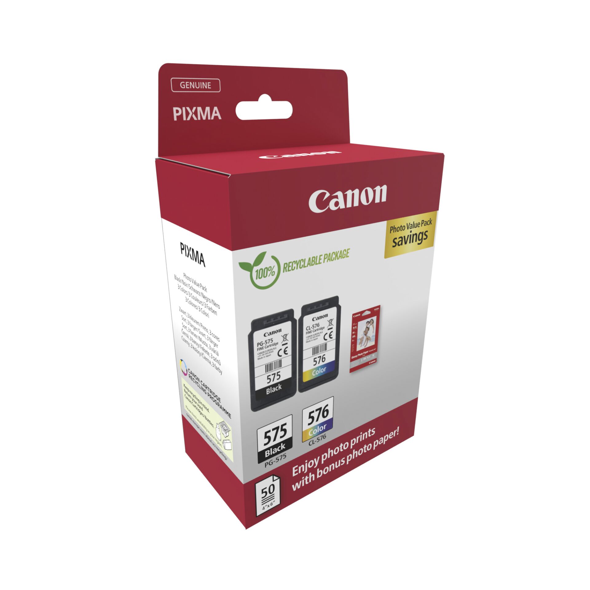 Canon PG-575 / CL-576 Photo Value Pack